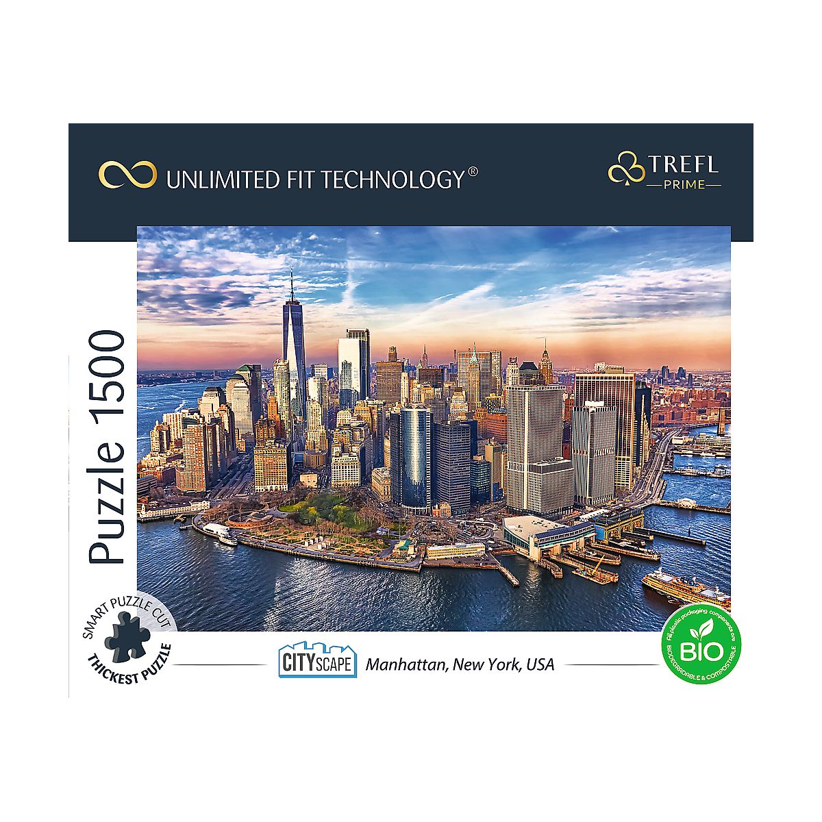 Puzzle Trefl UFT Manhattan, New York, USA 1500 el. (26189)