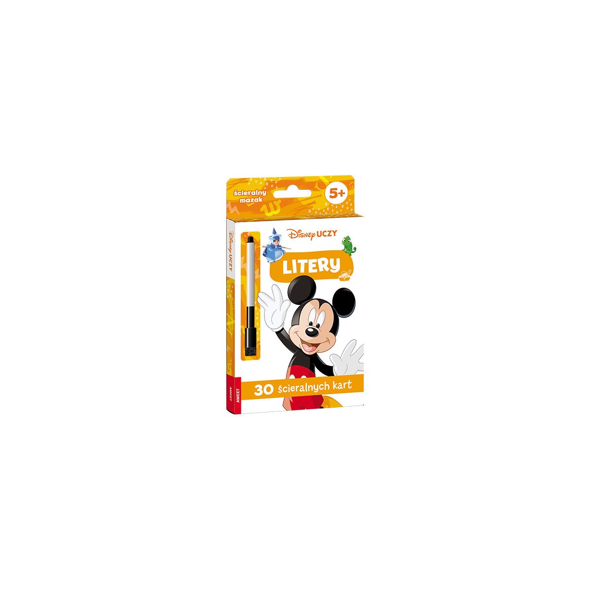 Książeczka edukacyjna Disney Uczy. Litery. Karty Ameet (UMK 9302)