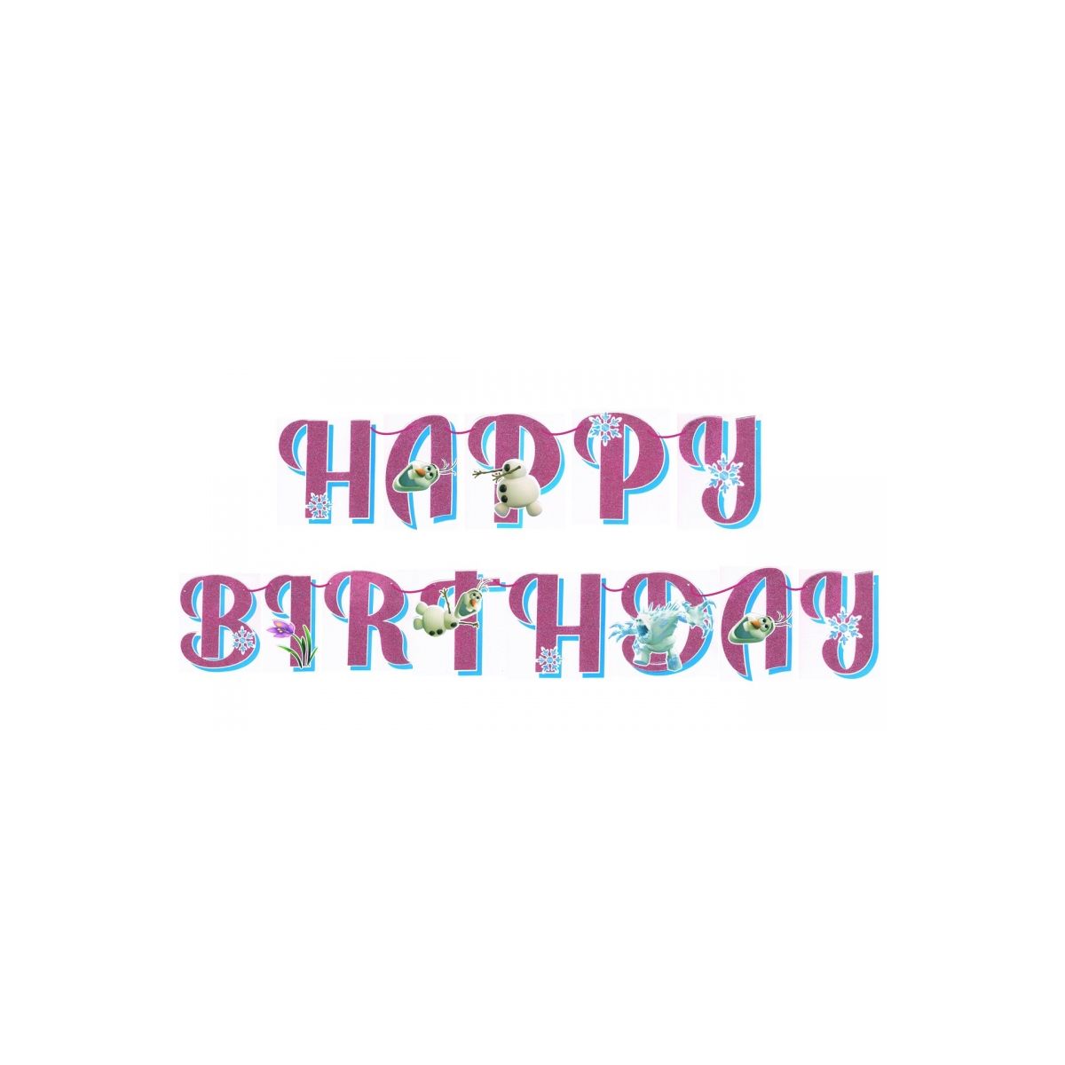 Baner Happy Birthday Frozen Antella (HB-860)