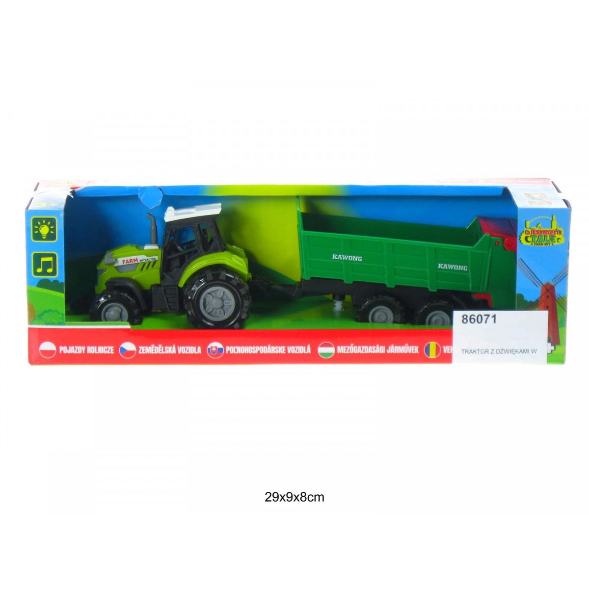 Traktor z przyczepą Dromader (130-02977)