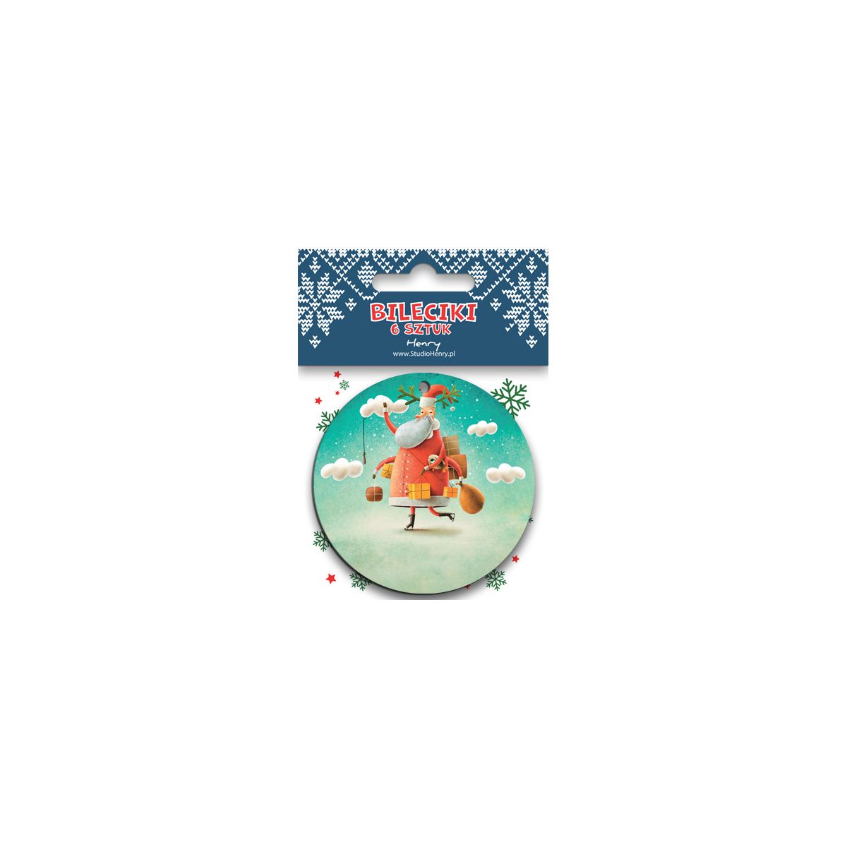 Bileciki do prezentów MIKOŁAJ Henry (5905701485635)