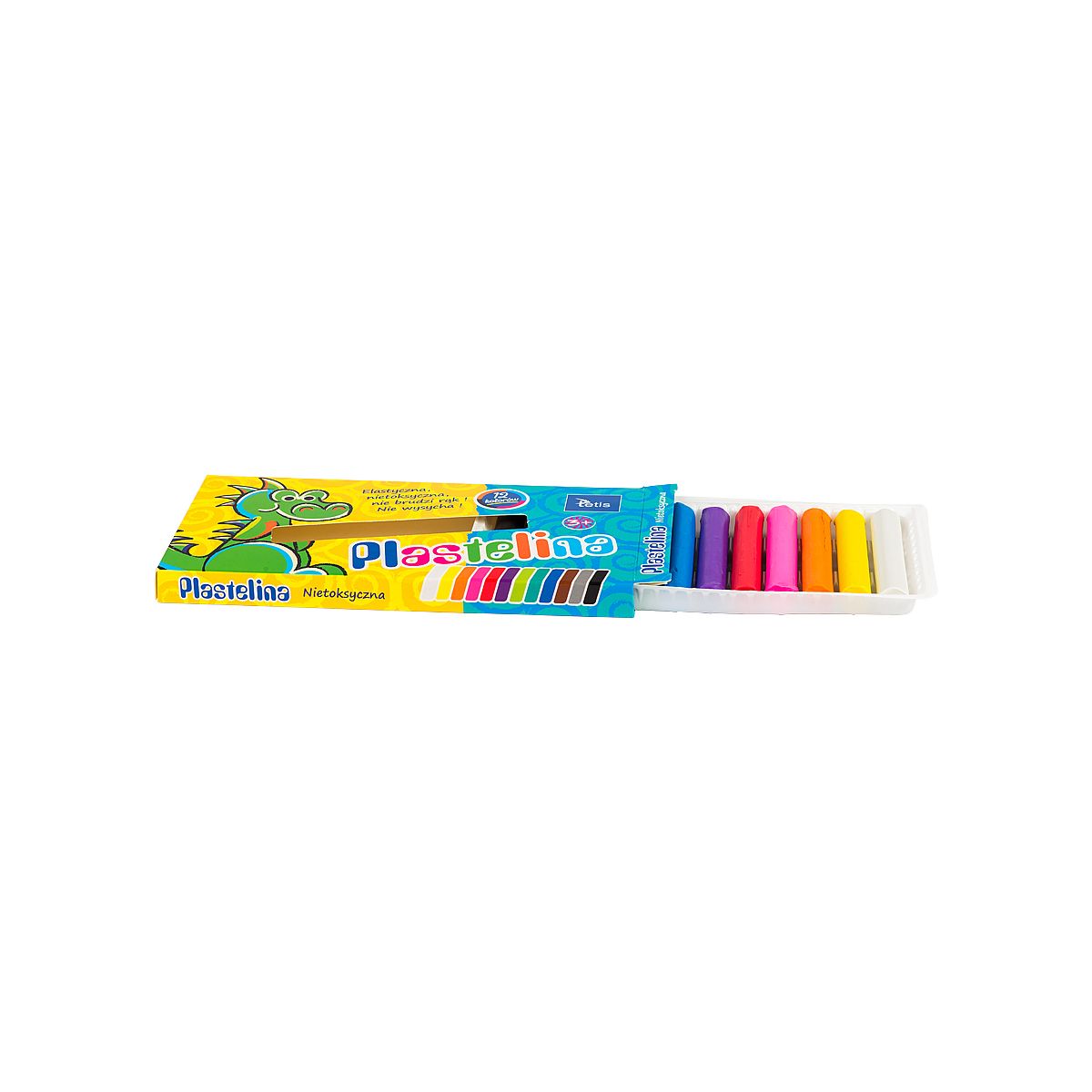 Plastelina 12 kol. mix 15g Tetis (KP001-D)