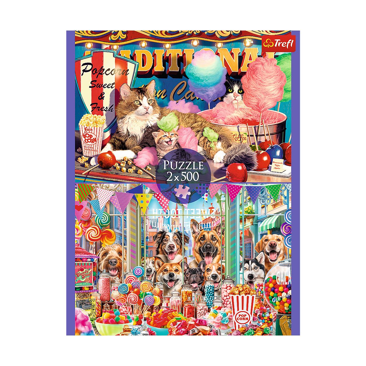 Puzzle Puszyści przyjaciele 2x500 el. Trefl (37495)