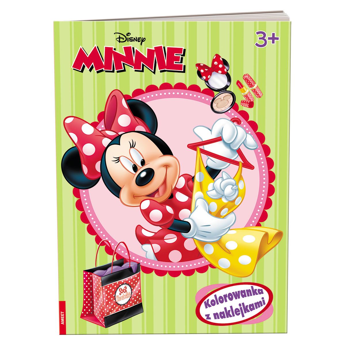 Książka dla dzieci Ameet Minnie. Kolorowanka z Naklejkami