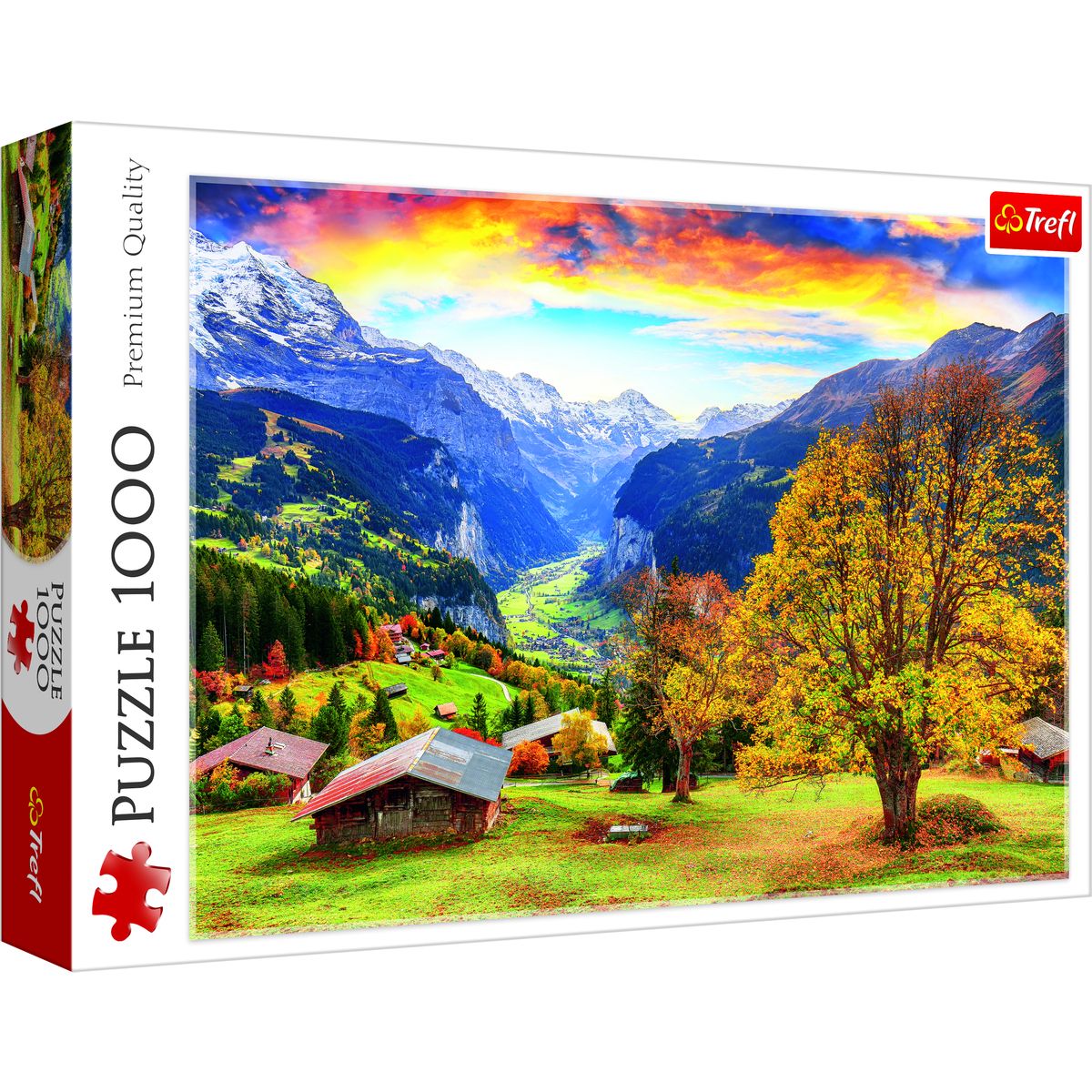 Puzzle Trefl Malownicza alpejska wioska 1000 el. (10775)