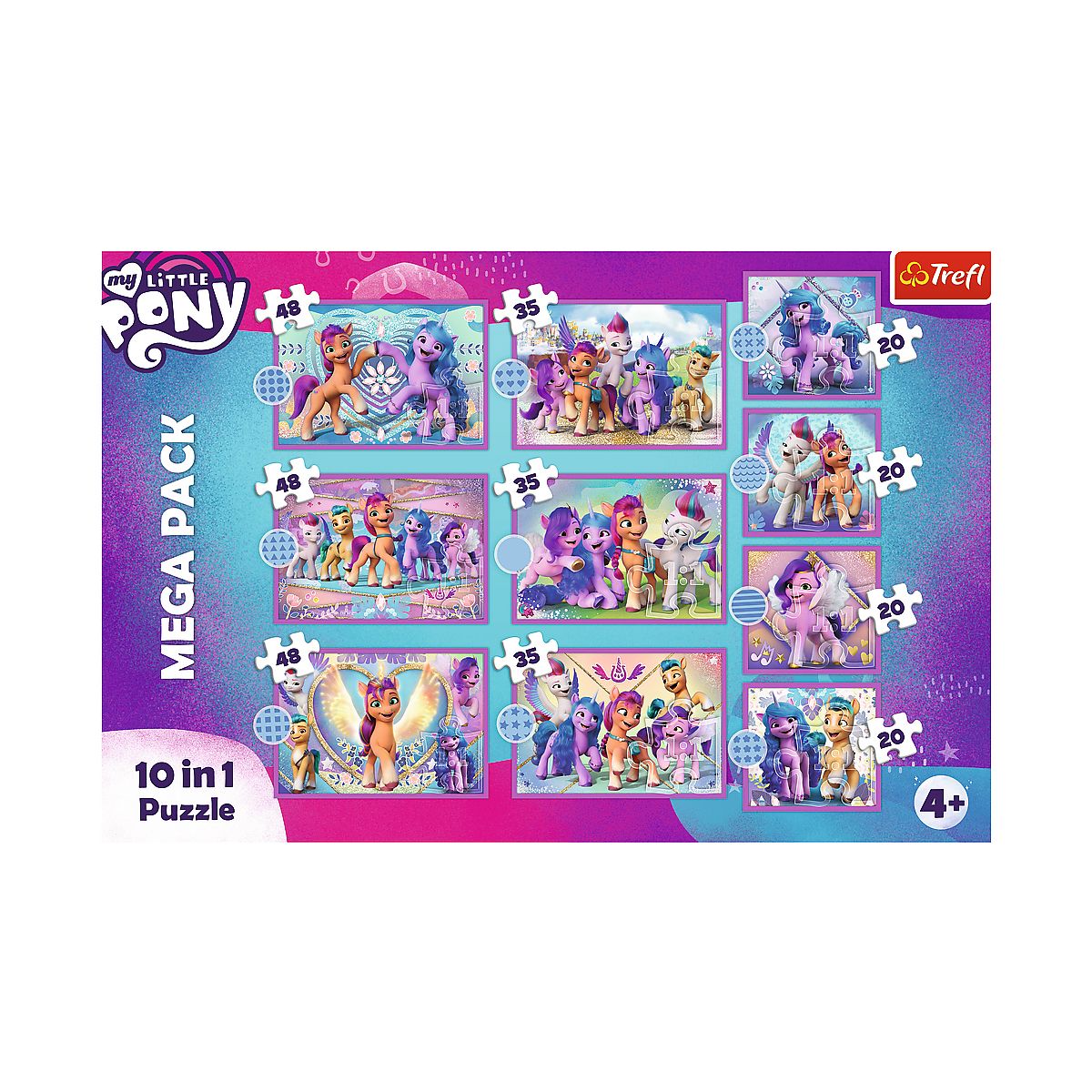 Puzzle Trefl Kucyki Pony 10w1 el. (90389)