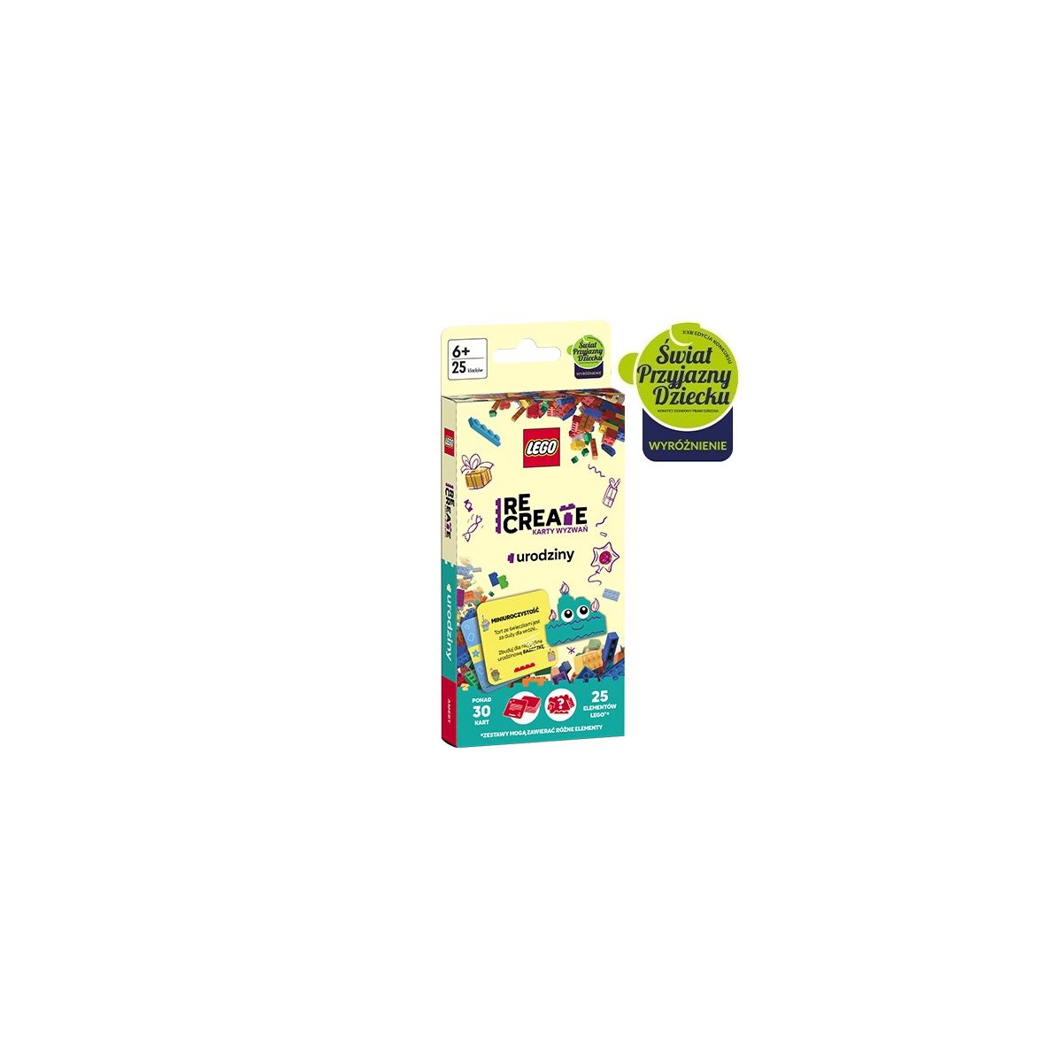 Książeczka edukacyjna LEGO® Recreate. Karty Wyzwań. Urodziny Ameet (ACP 6611)