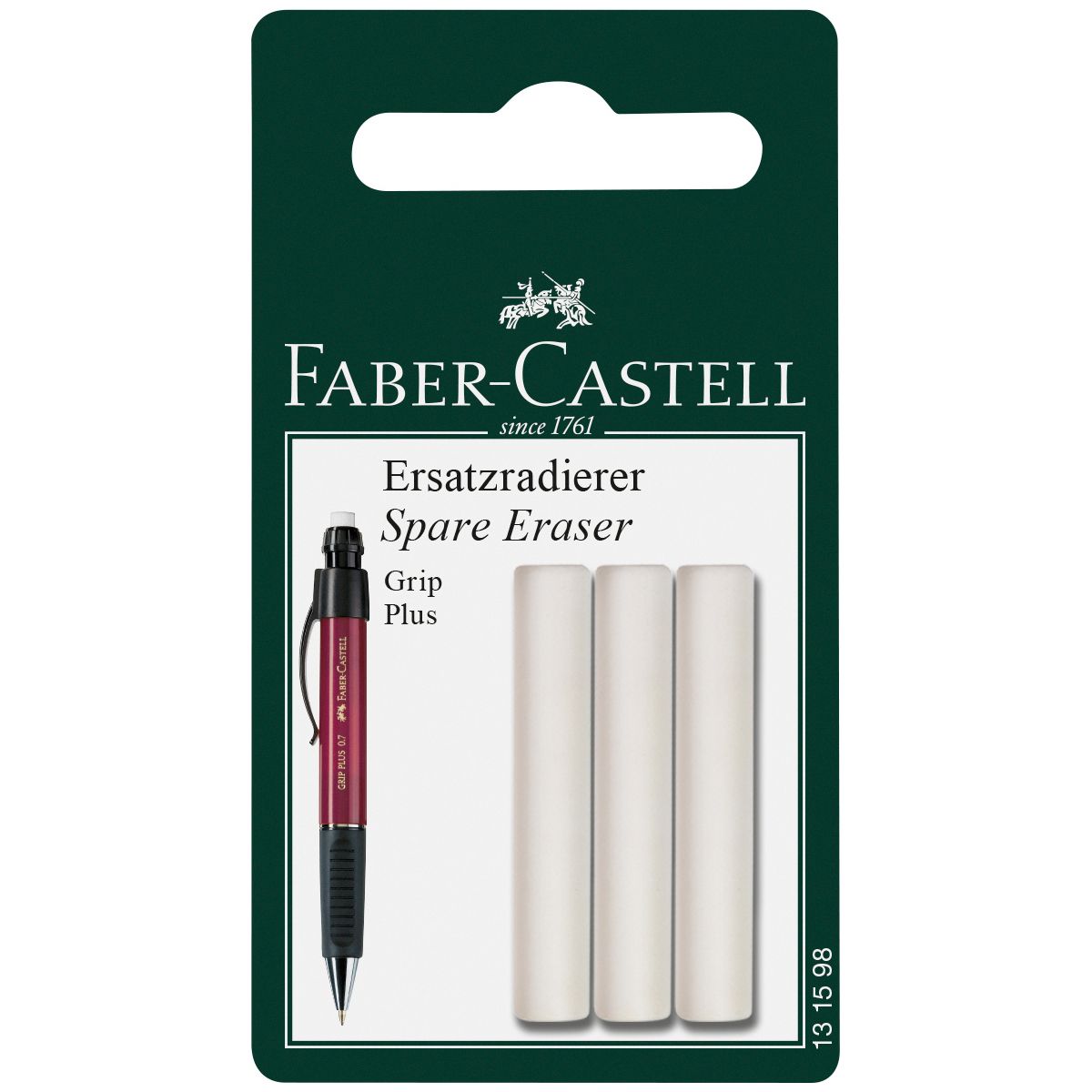 Gumka do mazania Faber Castell zapas do ołówka grip plus (131598 FC)