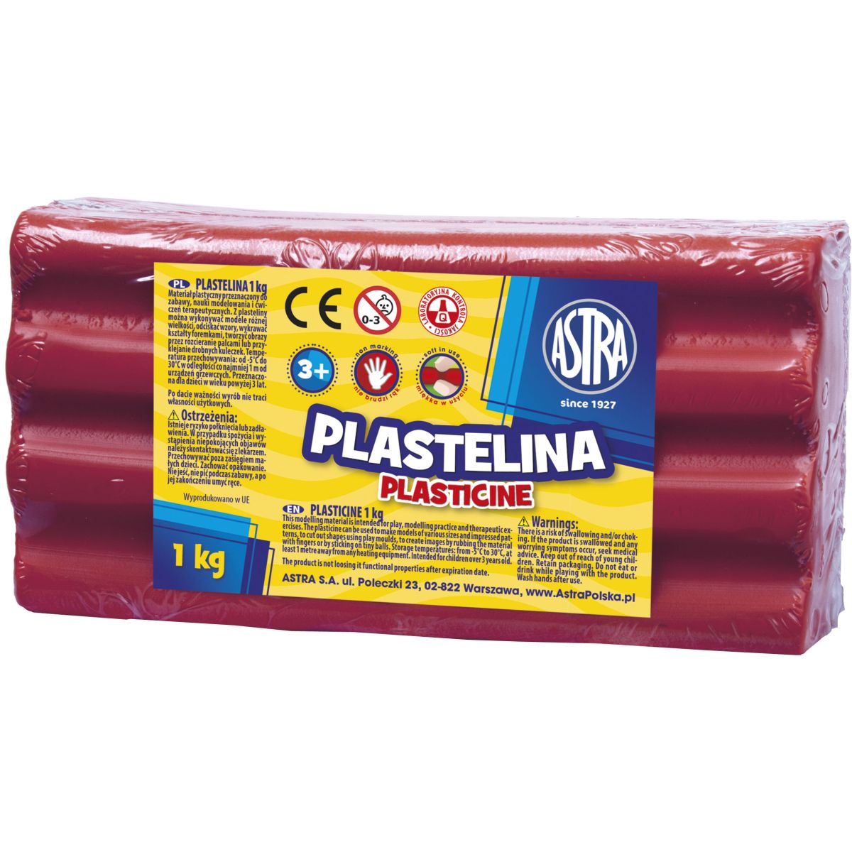 Plastelina Astra 1 kol. rdzawy 1000g