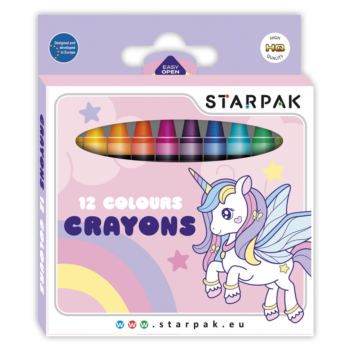 Kredki ołówkowe Unicorn 12 kol. Starpak (490949)