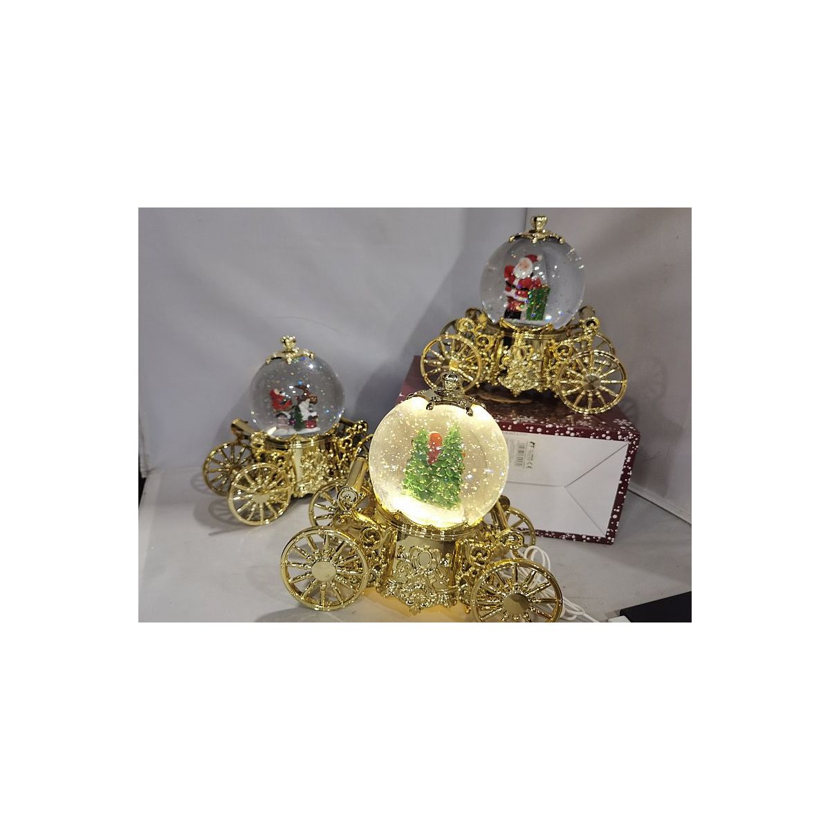 Lampion świąteczny LED karoca Adar (624580)