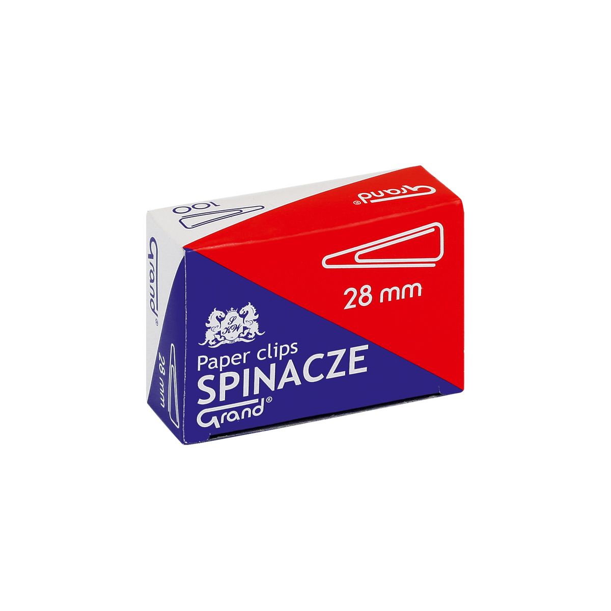 Spinacz trójkątny Grand 28mm 100 szt