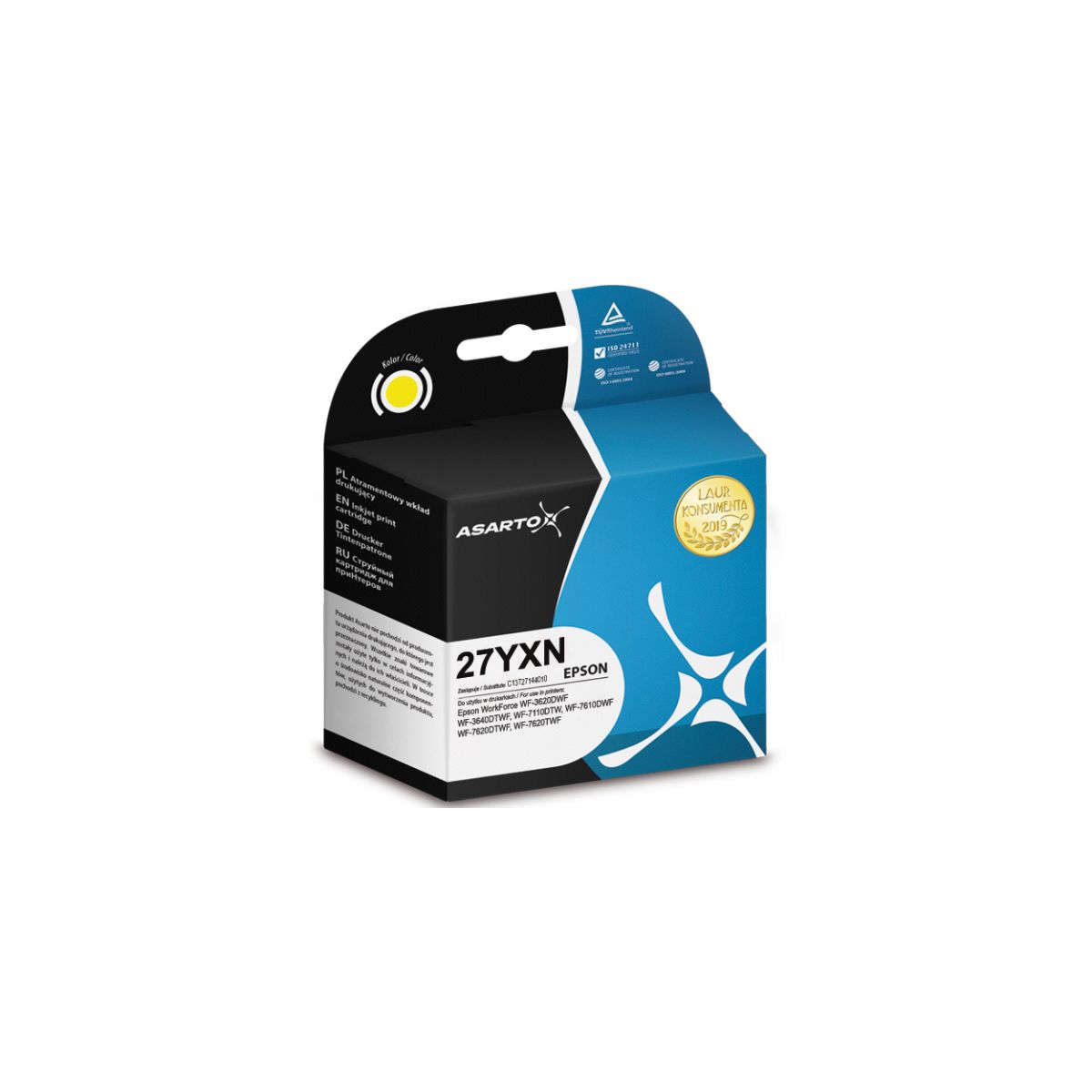Tusz (cartridge) alternatywny Asarto yellow (T2714)