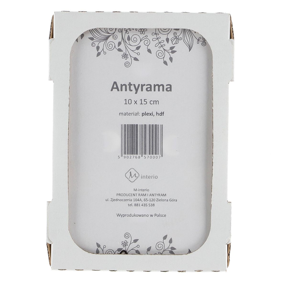 Antyrama M-interio plexi plexi [mm:] 100x150