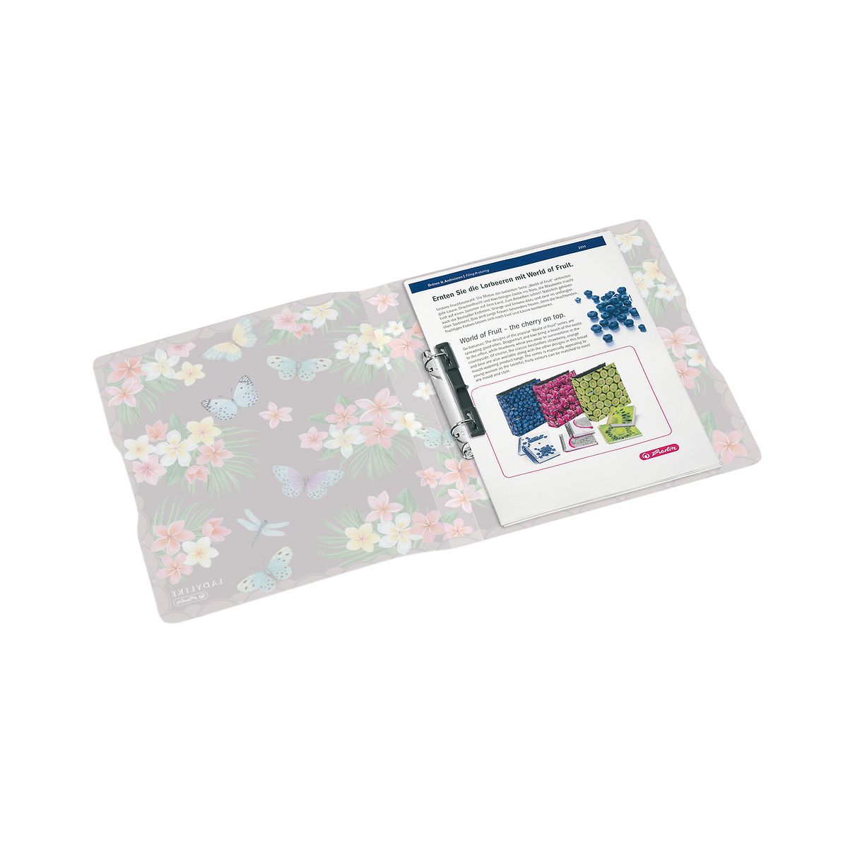 Segregator ringowy 50044047 LadyLike Butterflies A4 25mm Herlitz (300001533)