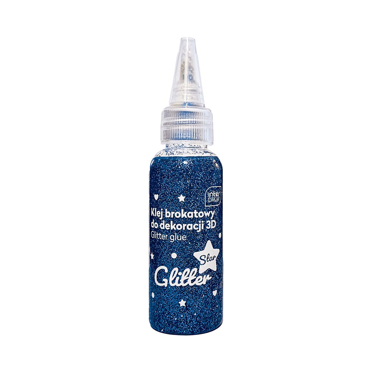 Klej artystyczny STAR brokatowy 3D 5902277337108 50ml Interdruk (50ml)