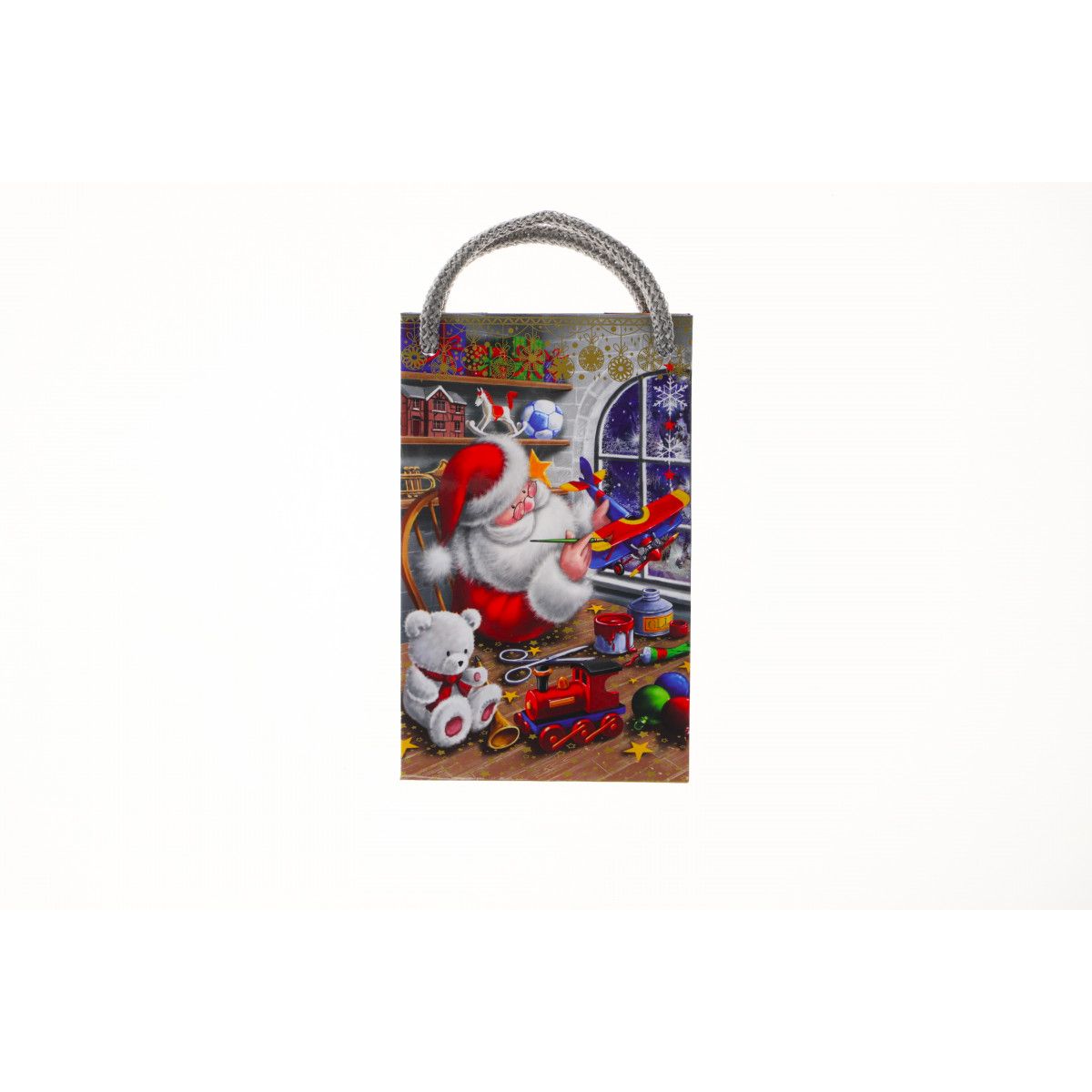 Torba prezentowa torebka BOŻE NARODZENIE [mm:] 100x160x 60 Paw (T5L)