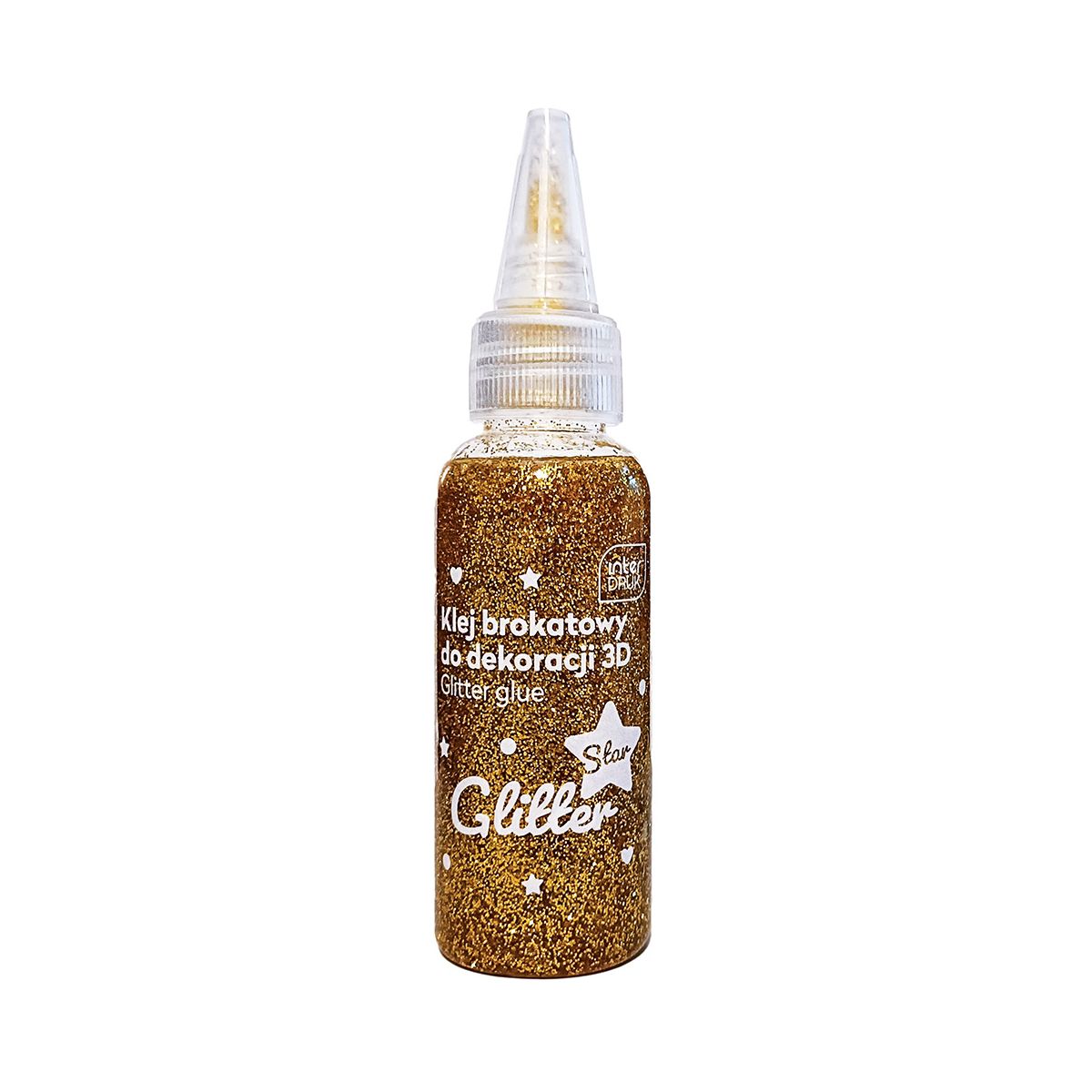 Klej artystyczny STAR brokatowy 3D 5902277337108 50ml Interdruk (50ml)