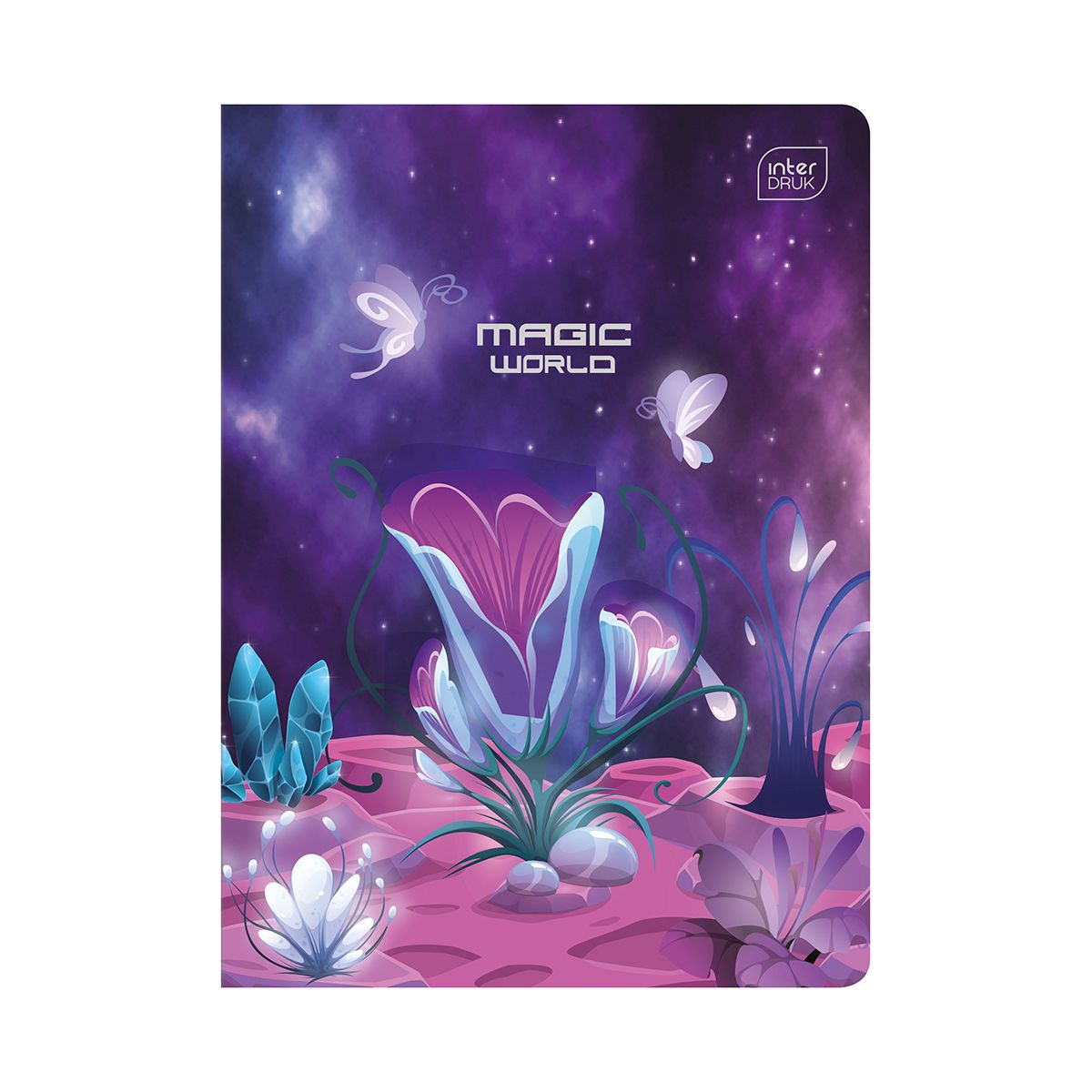 Zeszyt METALIC FANTASY A5 60k. 70g krata Interdruk