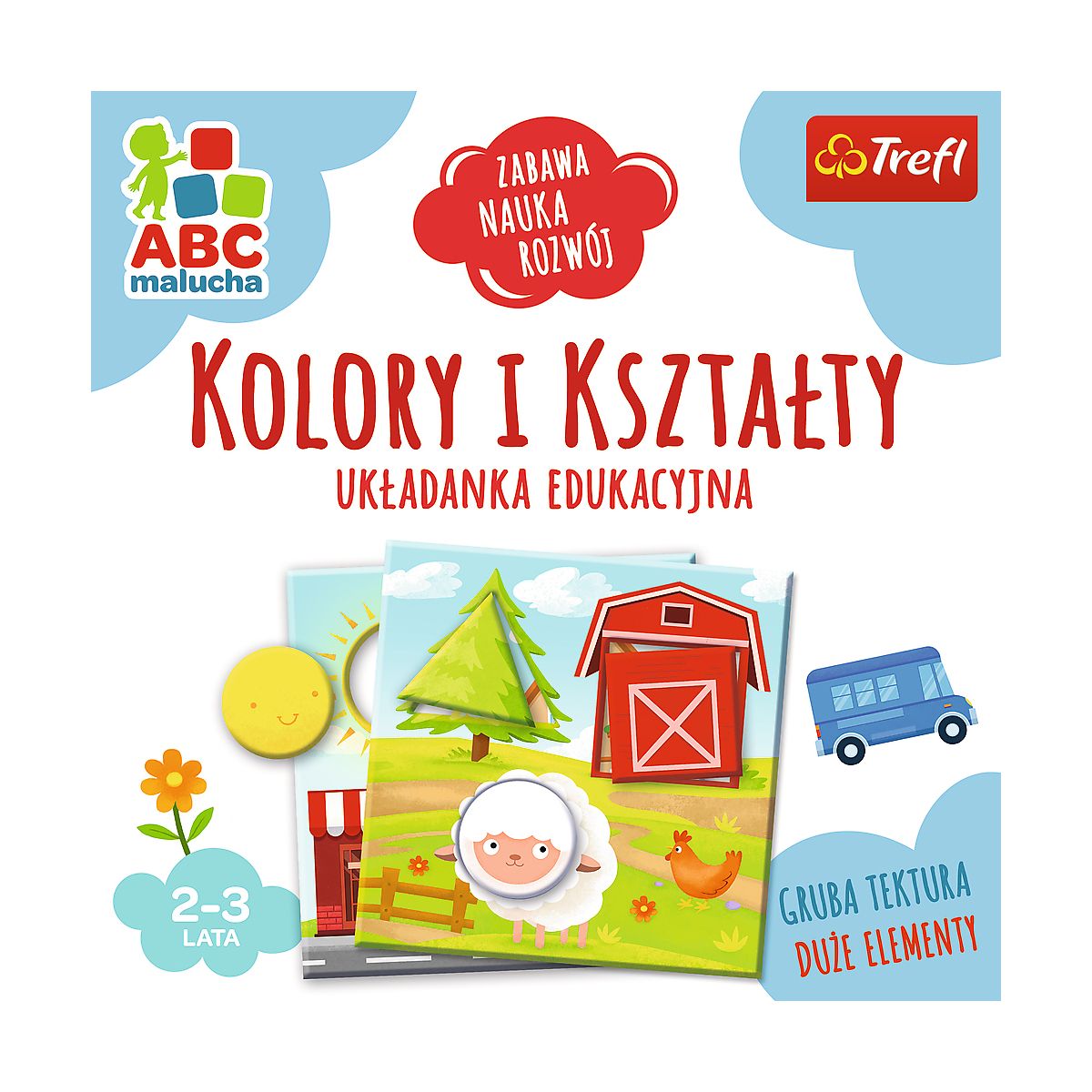 Gra edukacyjna Trefl ABC Malucha Kolory I kształty (01939)