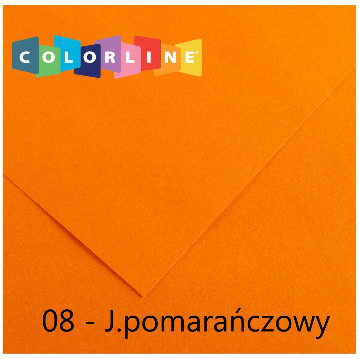 Brystol Canson Colorline 08 pomarańczowy 150g 10k [mm:] 500x650 (200041384)