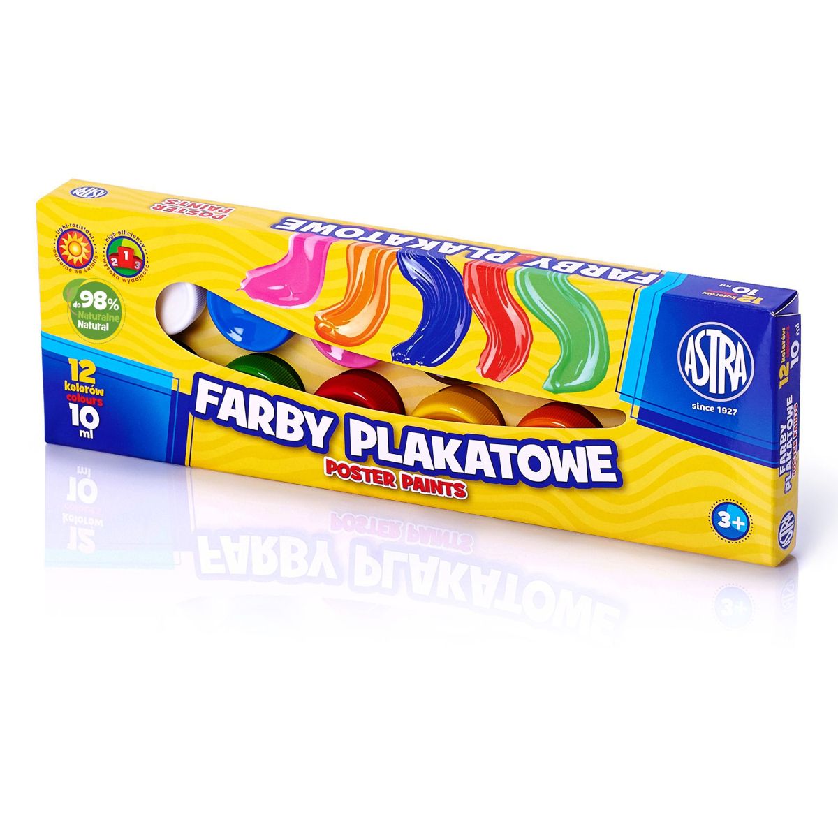 Farby plakatowe Astra kolor: mix 10ml 12 kolor. (83115902)