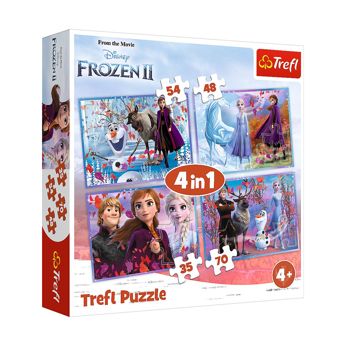 Puzzle Podróż w nieznane 35, 48, 54, 70 el. Trefl (34323)