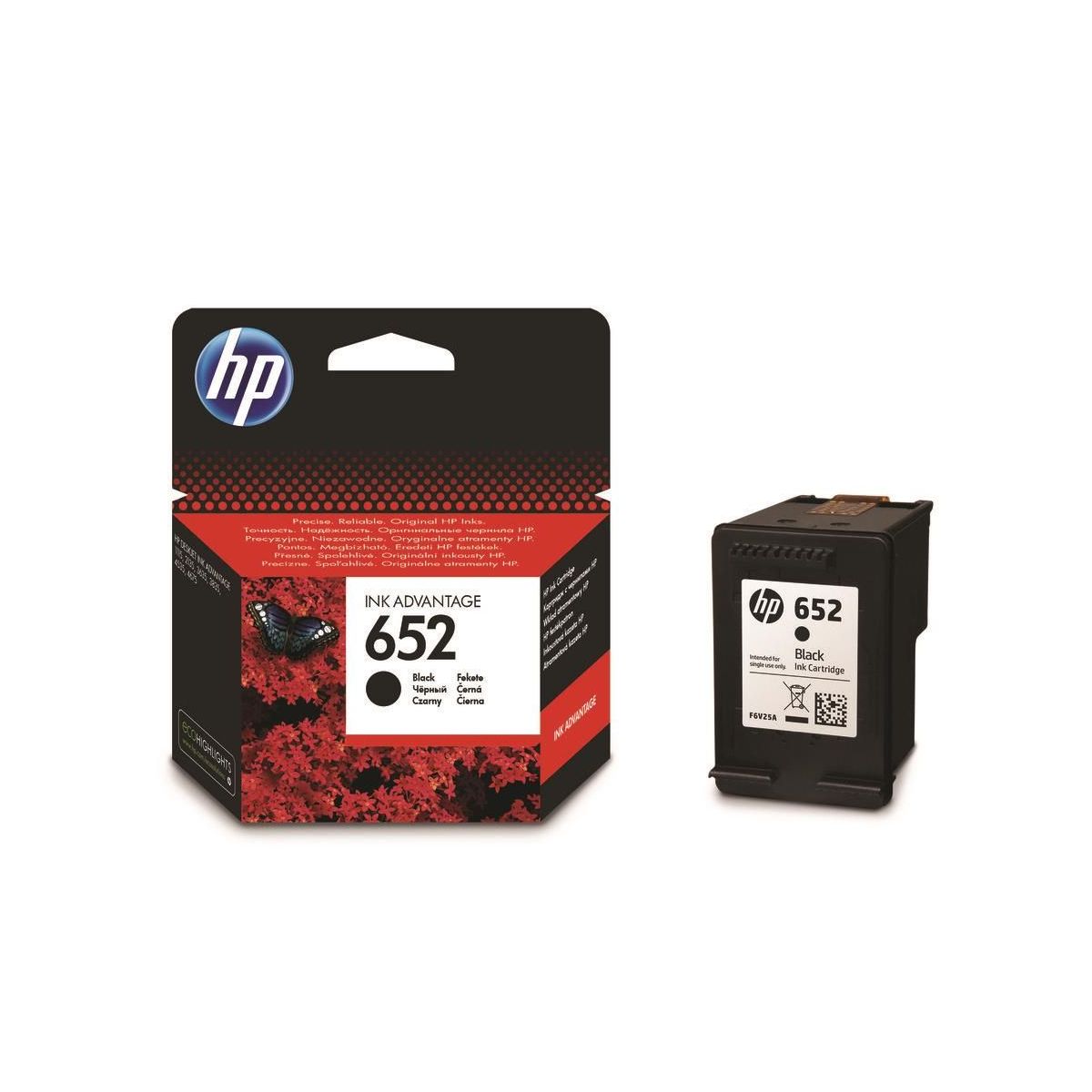 Tusz (cartridge) oryginalny Hp DeskJet Ink Advantage HP 652 czarny (F6V25AE)