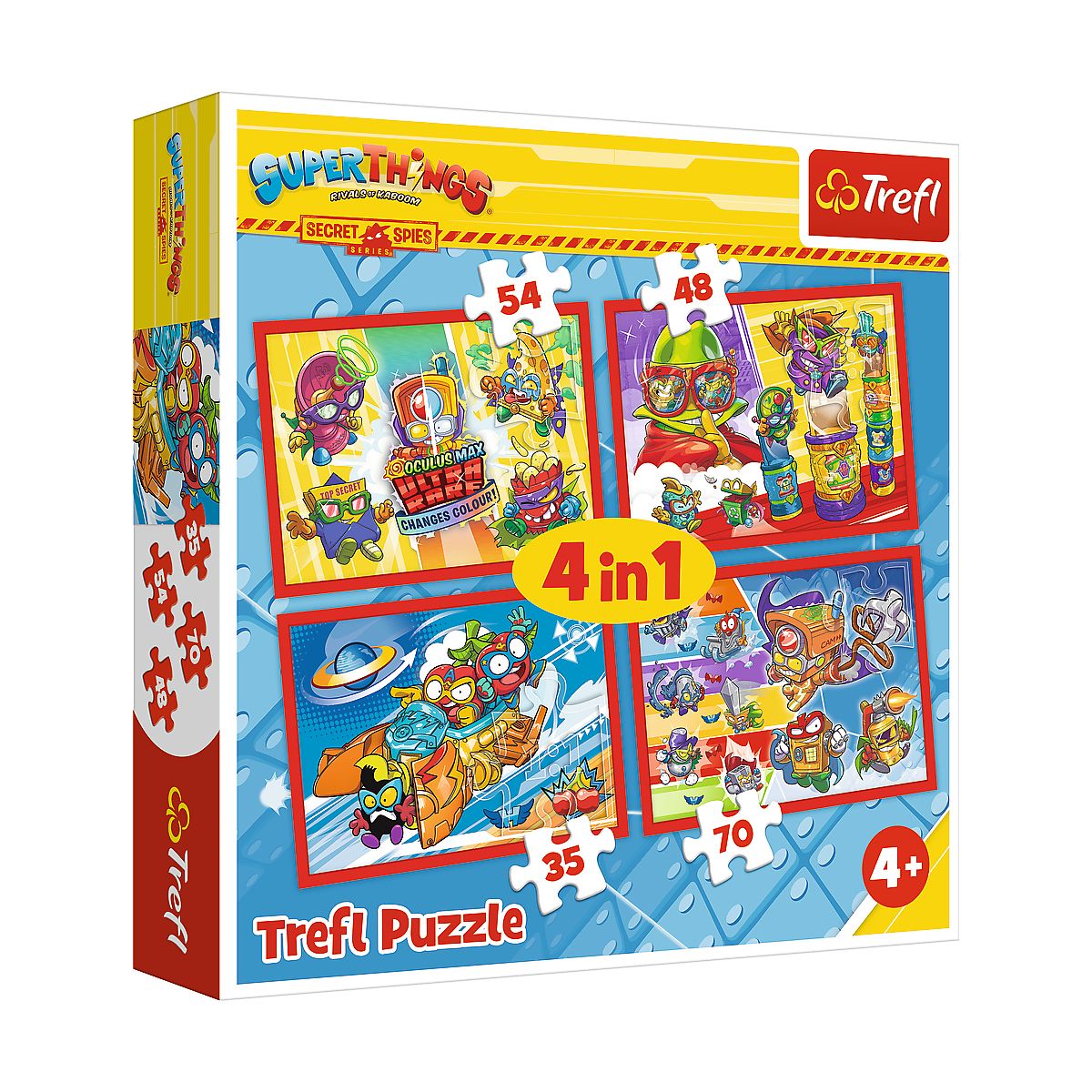 Puzzle Trefl Tajni Szpiedzy 4w1 el. (34376)