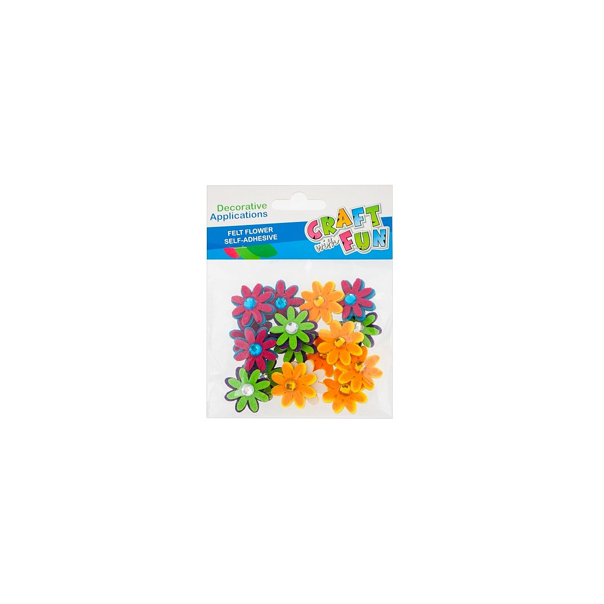 Ozdoba filcowa Craft with Fun 16 szt (439261)