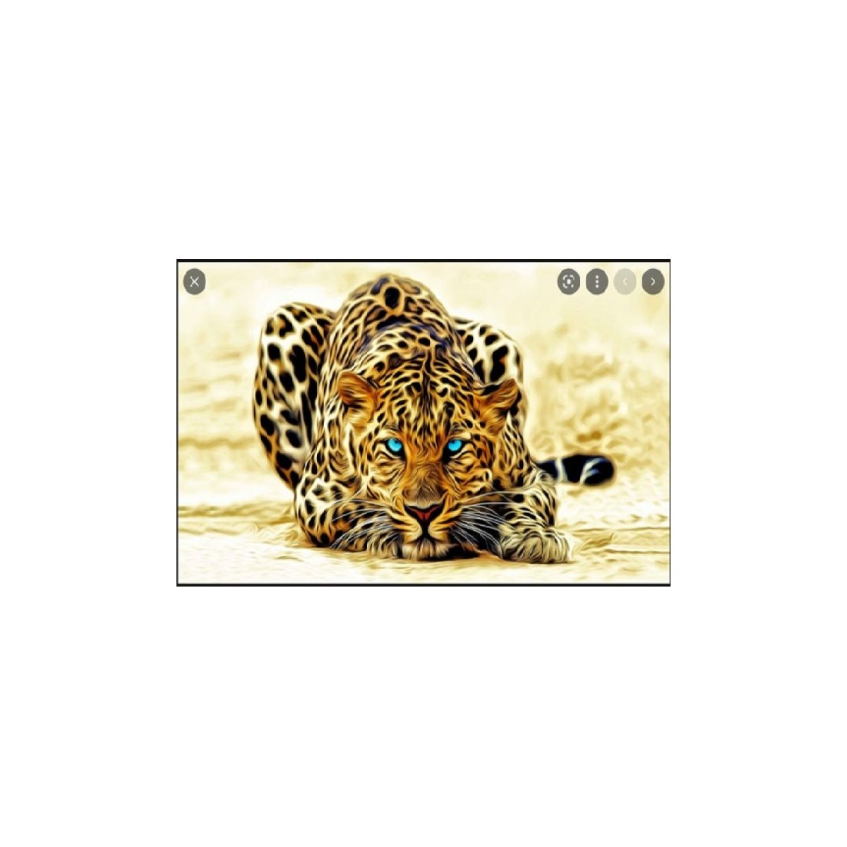 Zestaw kreatywny Norimpex Diamentowa mozaika leopard 40x30cm (NO-1007294)