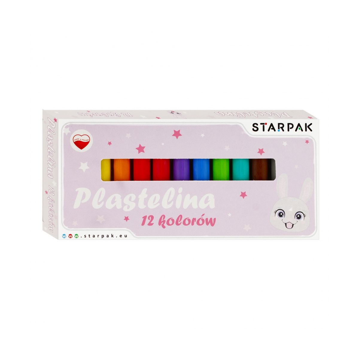 Plastelina Starpak 12 kol. mix (536771)