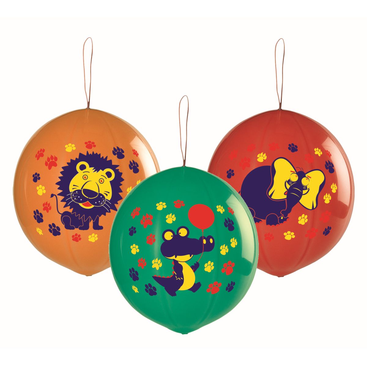 Balon gumowy PREMIUM ZWIERZĘTA 3 szt mix Godan (GB/PG21)
