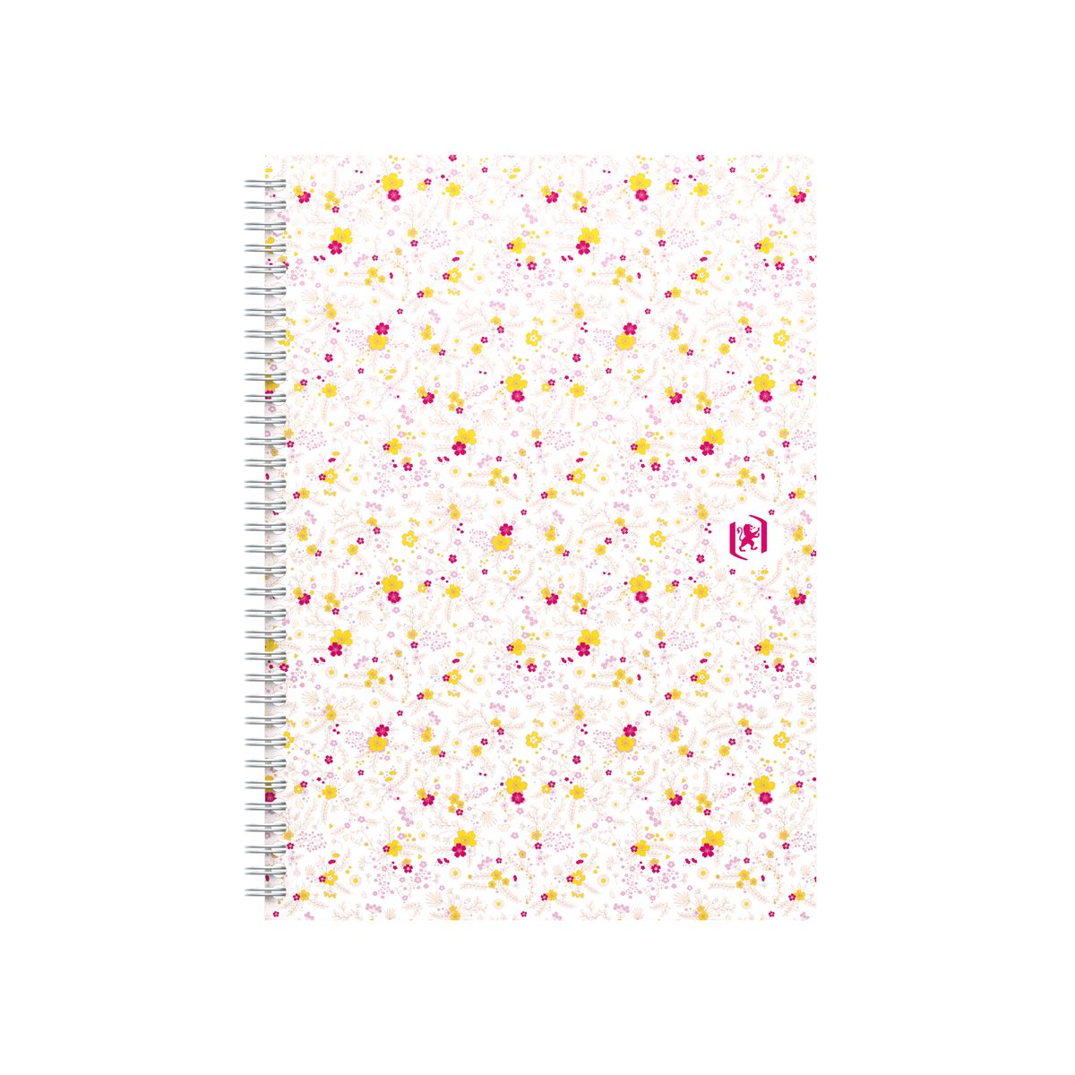 Kołozeszyt (kołobrulion) Oxford Floral B5 120k. 90g krata/tagi (400094955)