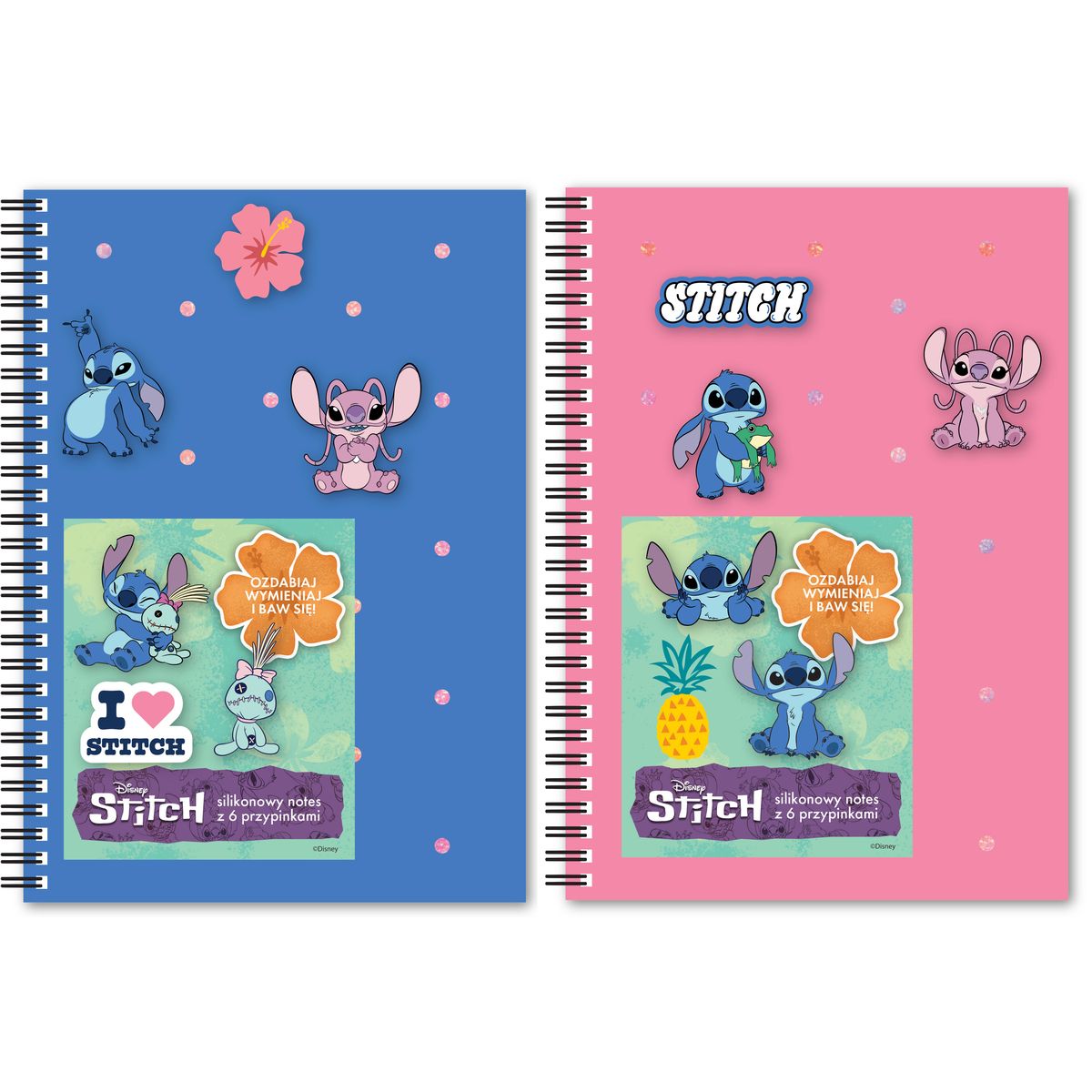 Notes (notatnik) Stitch A5 80k. Beniamin