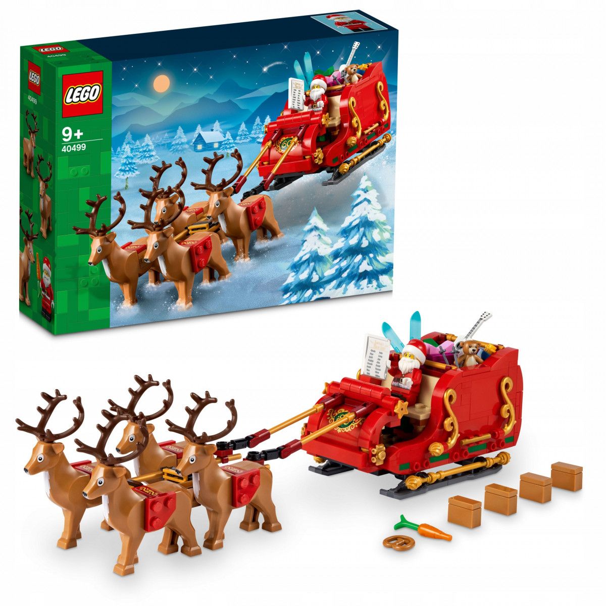 Klocki konstrukcyjne Merchandise Sanie Świętego Mikołaja Lego (40499)
