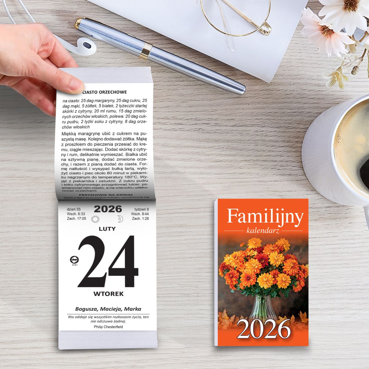 Kalendarz ścienny (401000) k:2915-377 ZDZIERAK FAMILIJNY B7 Press