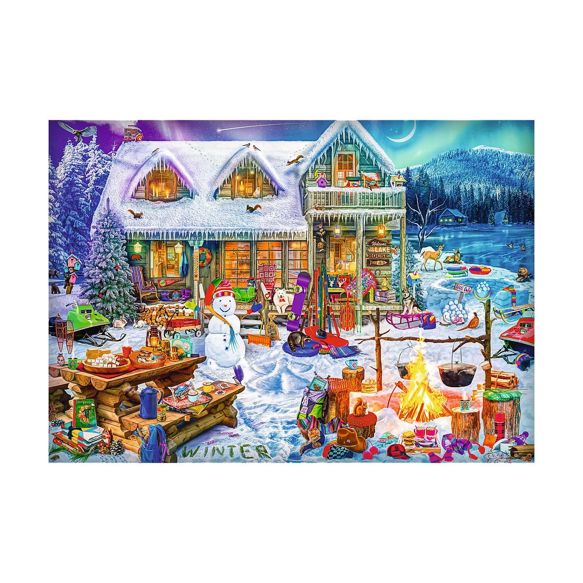 Puzzle Xmass Zimowy czas 1000 el. Trefl (10948)