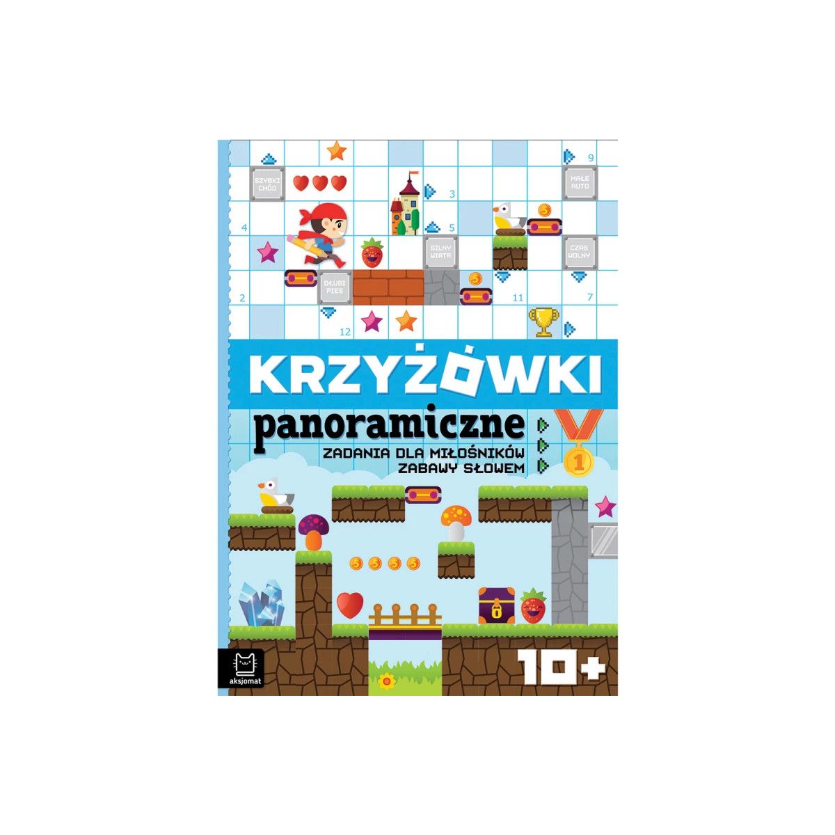 Książka dla dzieci Krzyżówki panoramiczne. Zadania dla miłośników zabawy słowem 10+ Aksjomat