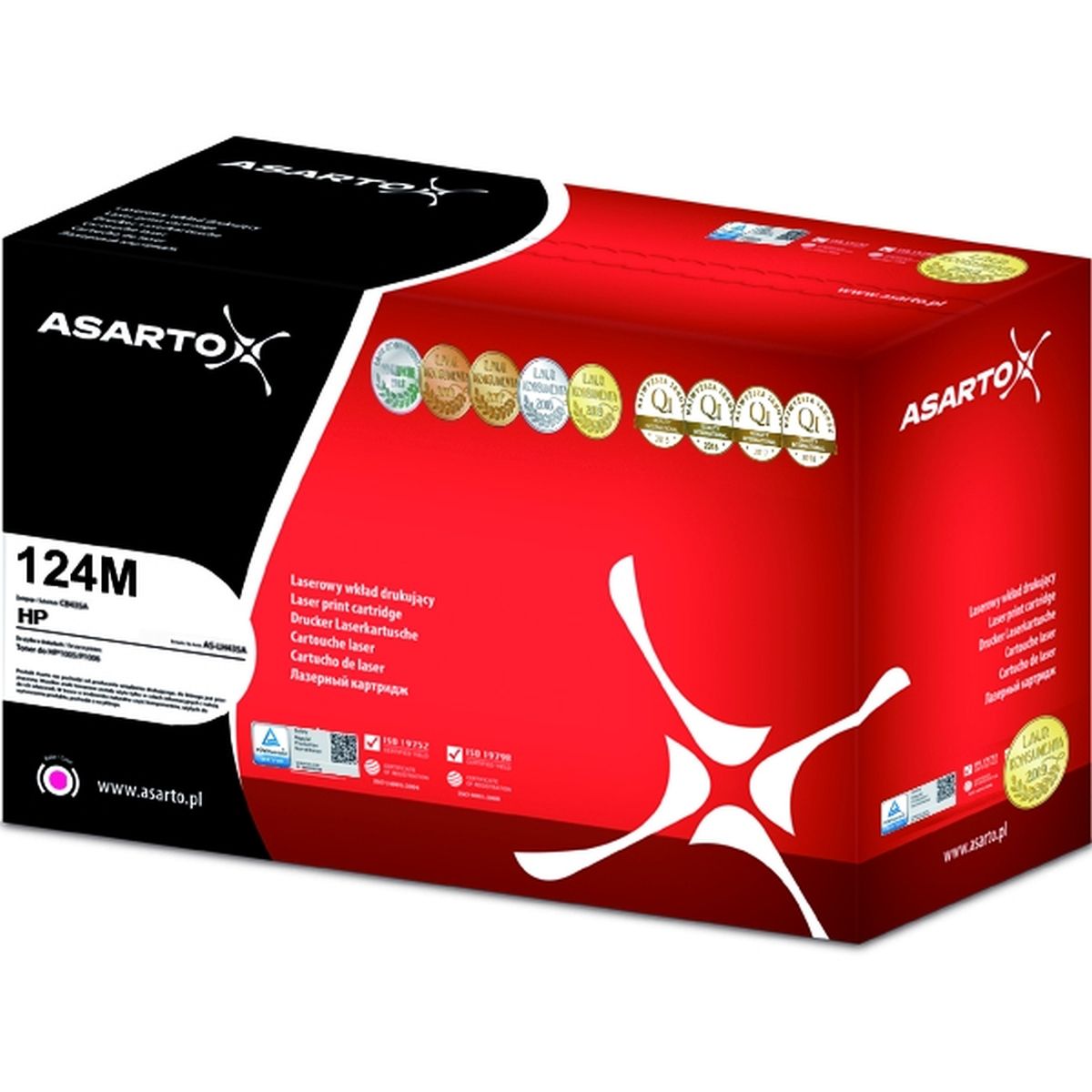 Toner alternatywny Asarto HP Q6003A magenta (AS-LH6003A)