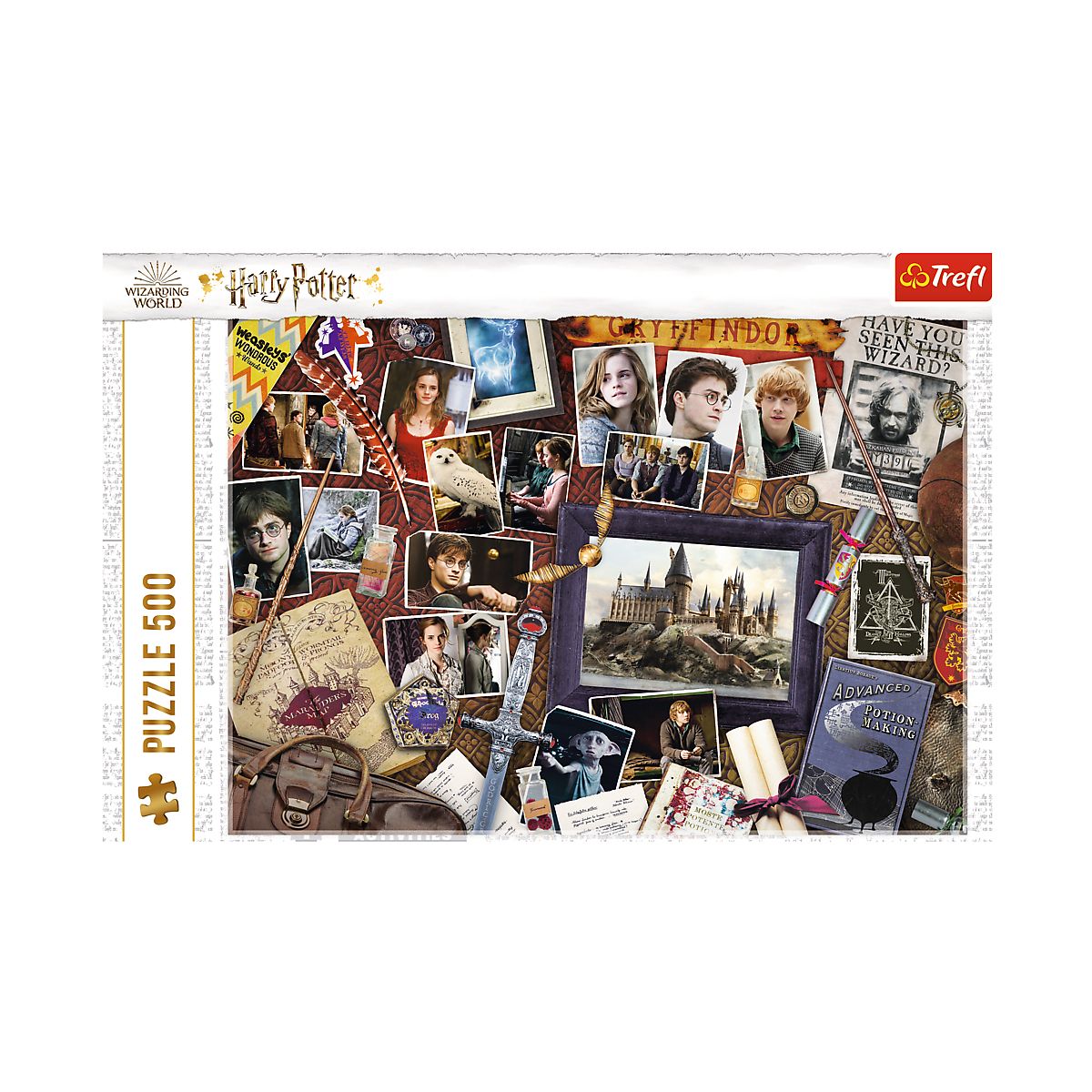 Puzzle Trefl Pamiątki z Hogwartu 500 el. (37400)