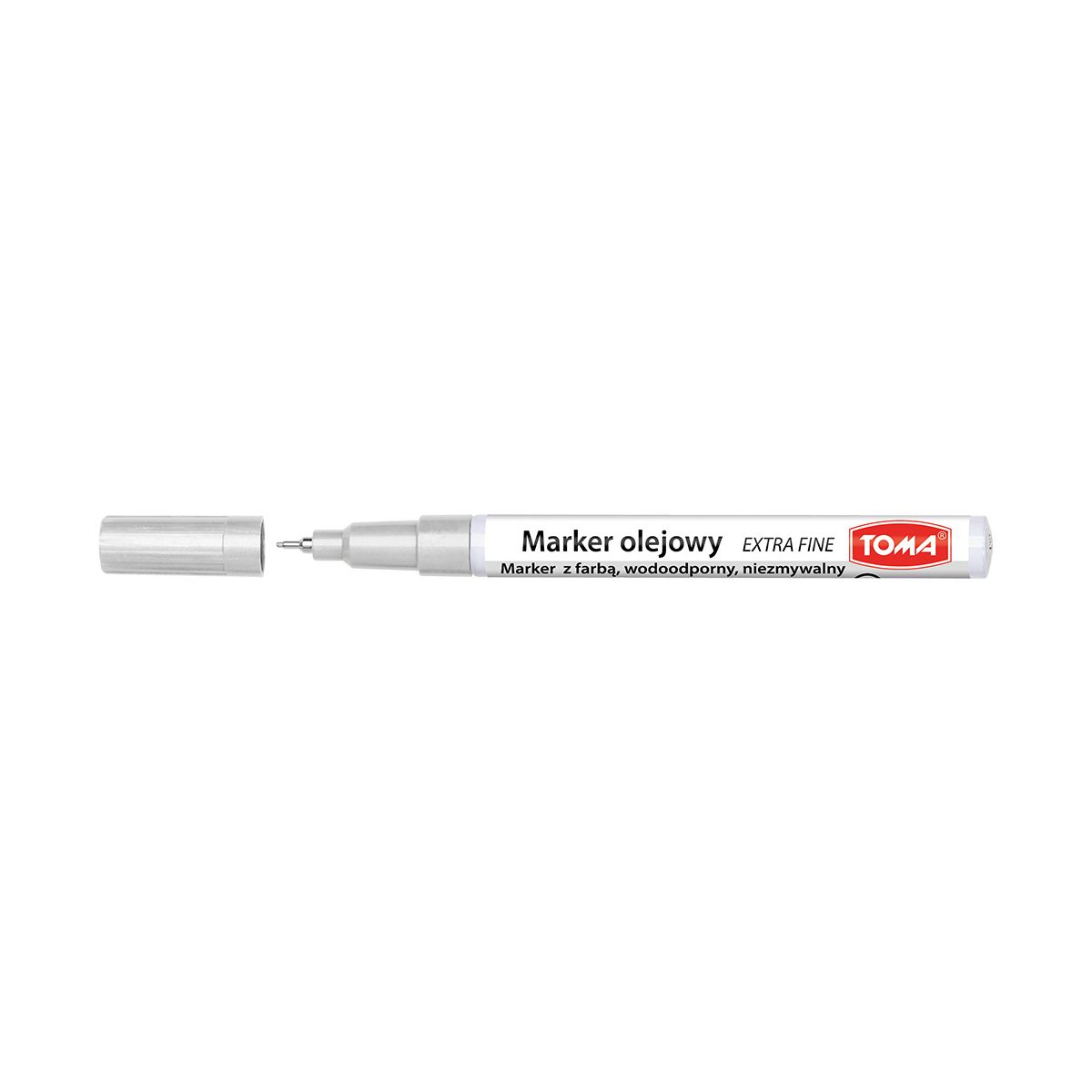 Marker olejowy Toma extra fine, srebrny 0,9mm (TO-442 9 4)