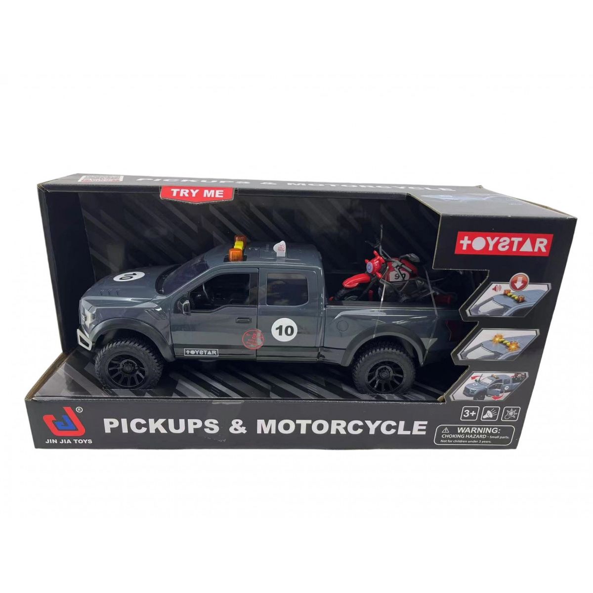 Samochód z motocyklem, 1:12 Lean (21492)