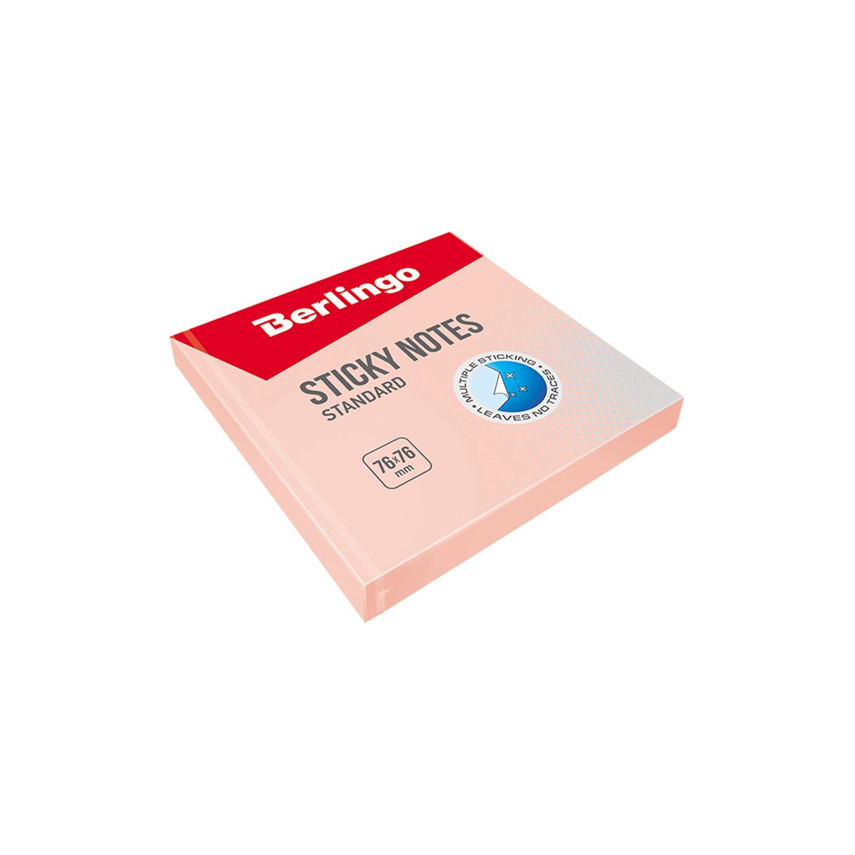 Notes samoprzylepny (karteczki) różowy 100k [mm:] 76x76 Berlingo (4260107473572)