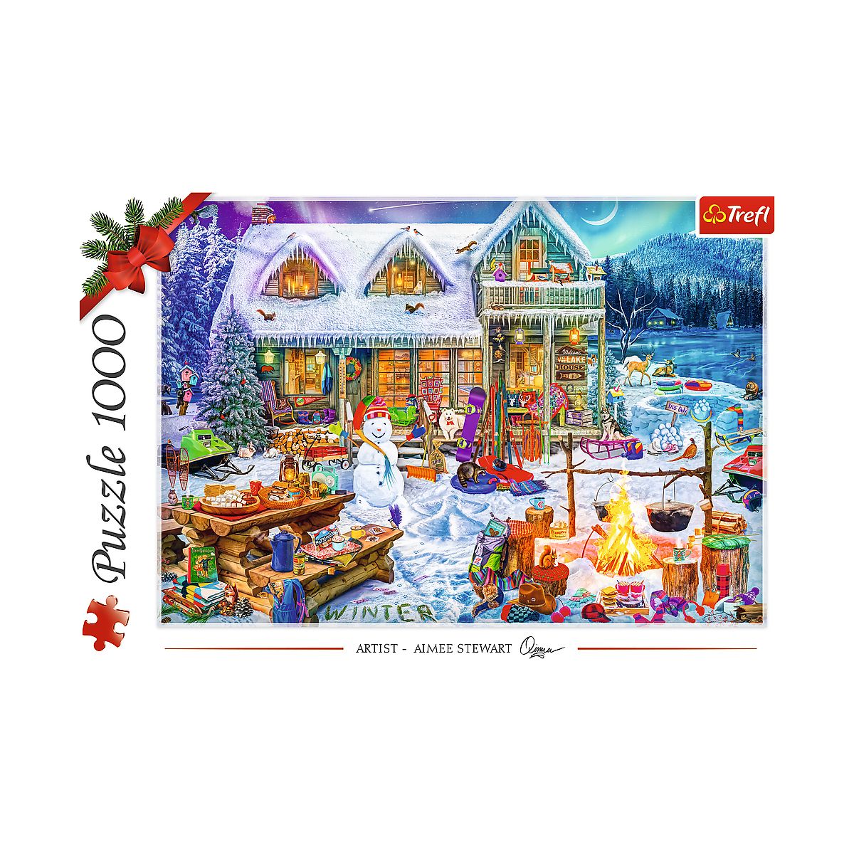 Puzzle Xmass Zimowy czas 1000 el. Trefl (10948)