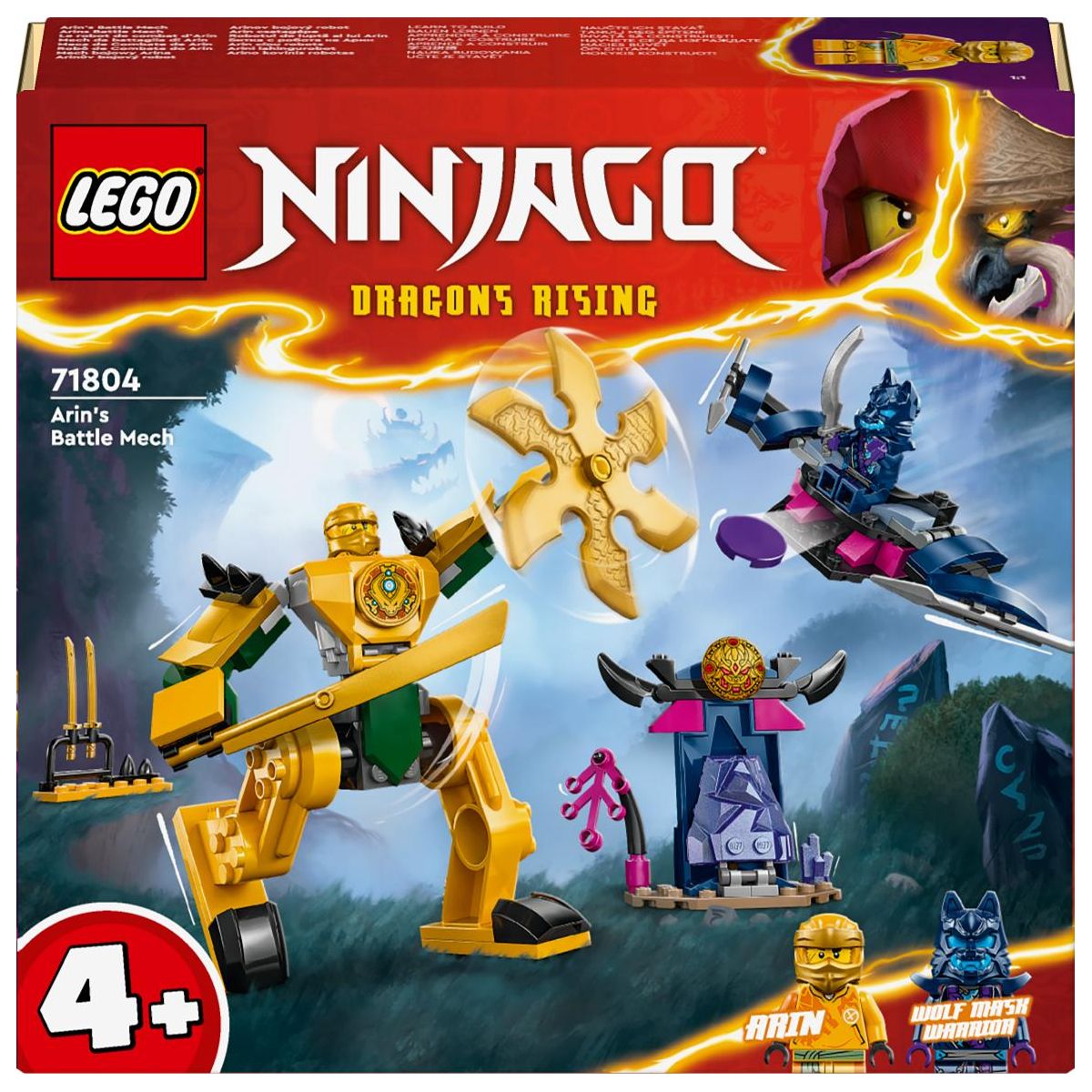 Klocki konstrukcyjne Lego Ninjago Mech bojowy Arina (71804)