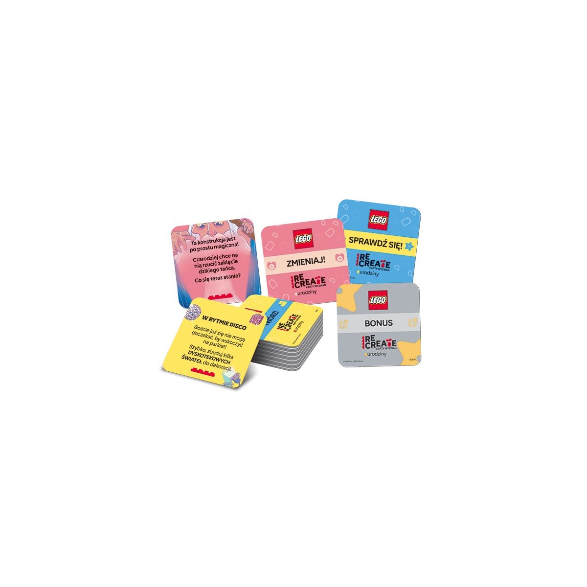 Książeczka edukacyjna LEGO® Recreate. Karty Wyzwań. Urodziny Ameet (ACP 6611)