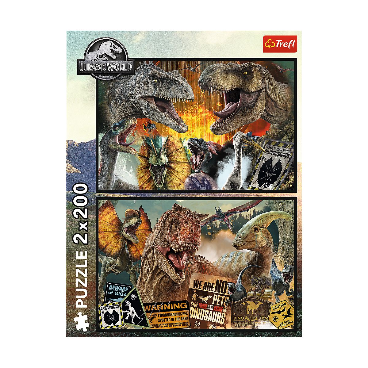 Puzzle Universal Jurrasic World 2x200 el. Trefl (13316)
