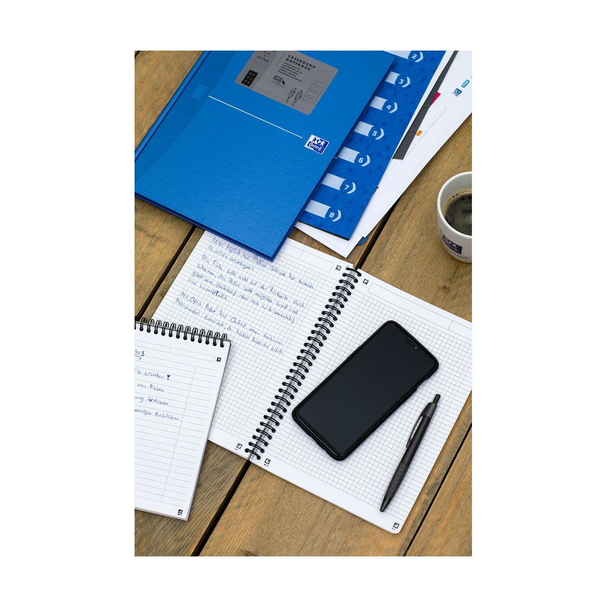 Kołobrulion Oxford Essentials A5 90k. 90g krata [mm:] 148x210 (100102938)