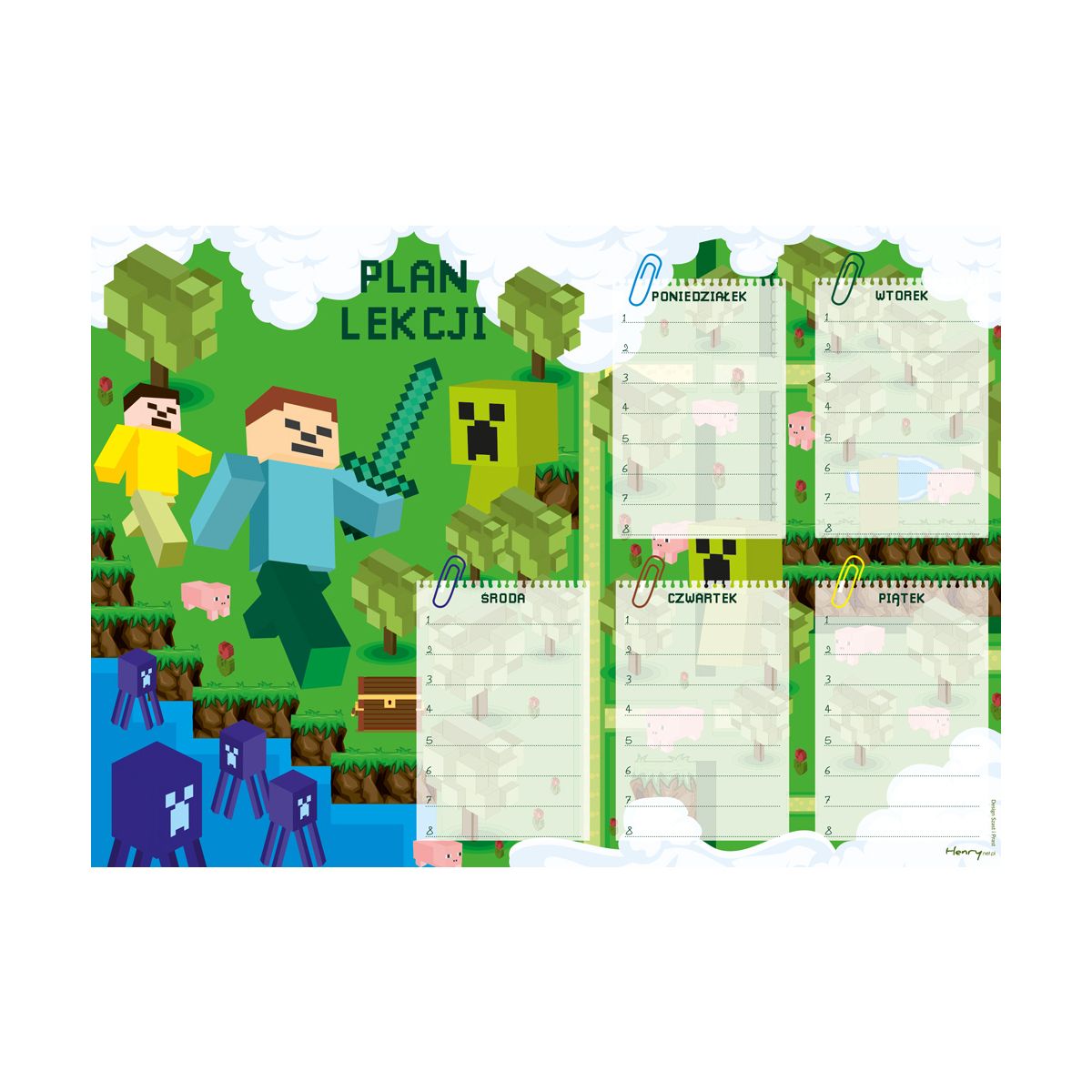 Plan lekcji Gra Henry (5907465668934)